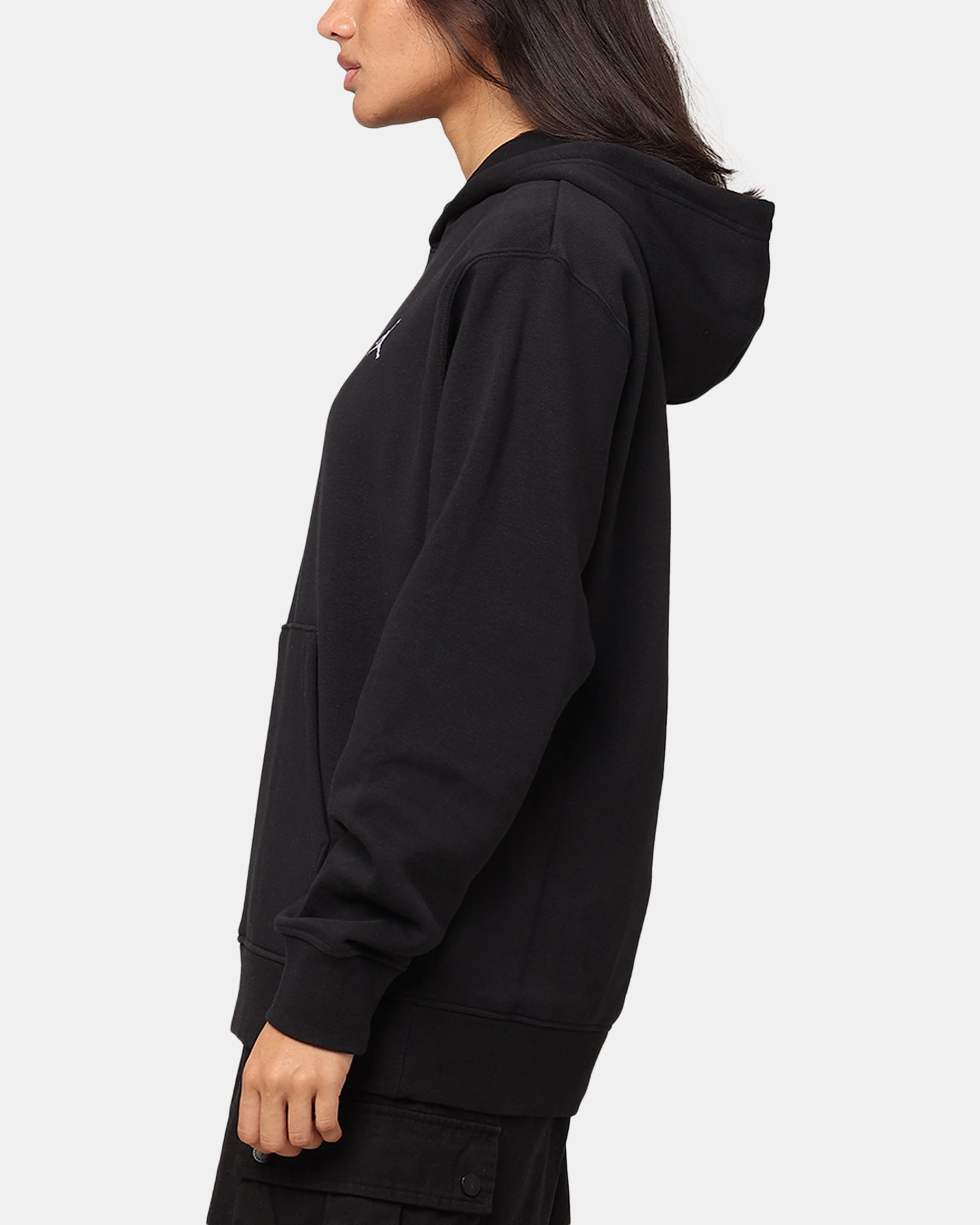 Jordan Essentials Fleece Pullover Black/Black/White Bonnet