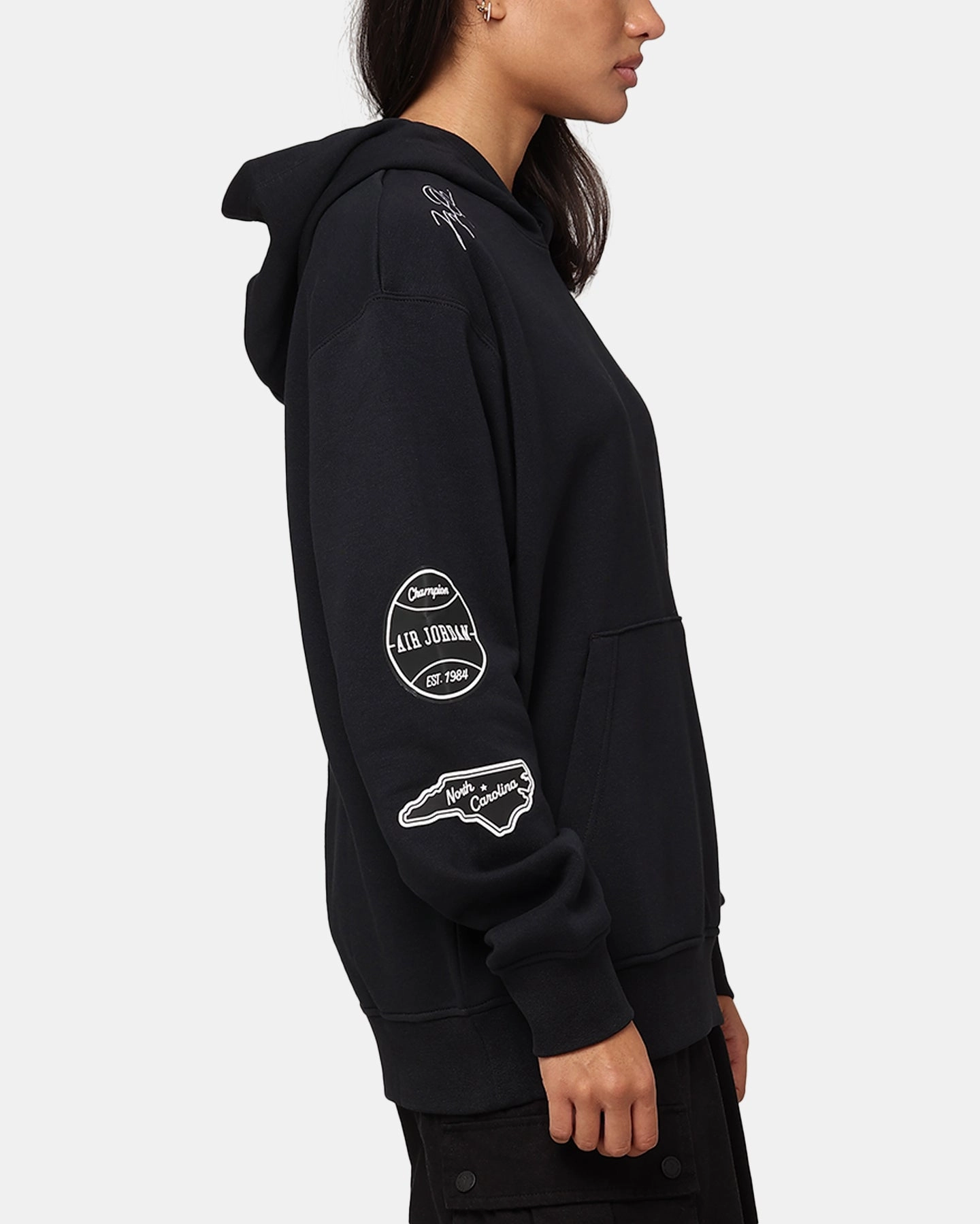 Proclaim Acknowledge Jordan Essentials Fleece Pullover Hoodie Black/White