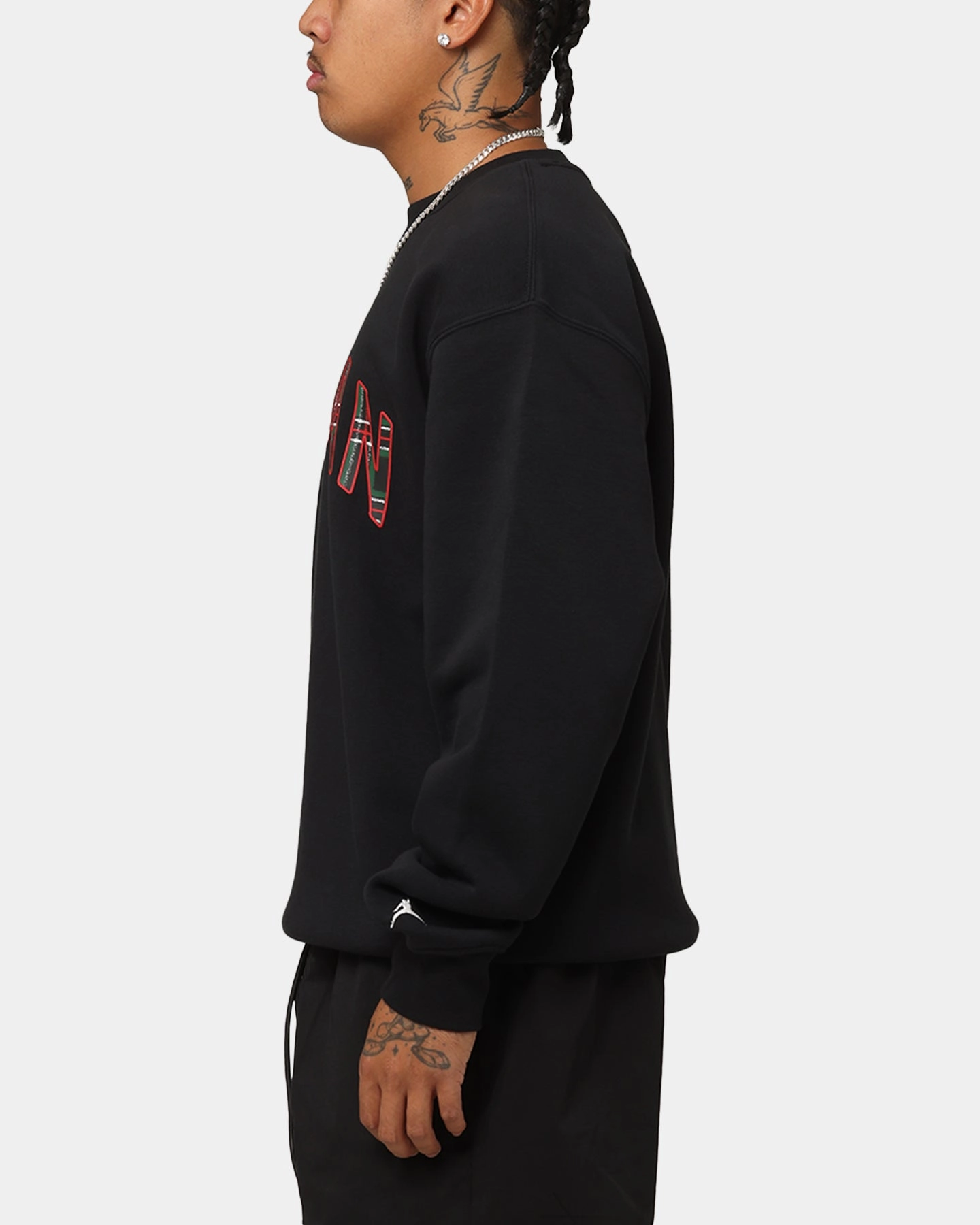 Interchangeable Liners Jordan Essentials Holiday Fleece Crewneck Black/Sail