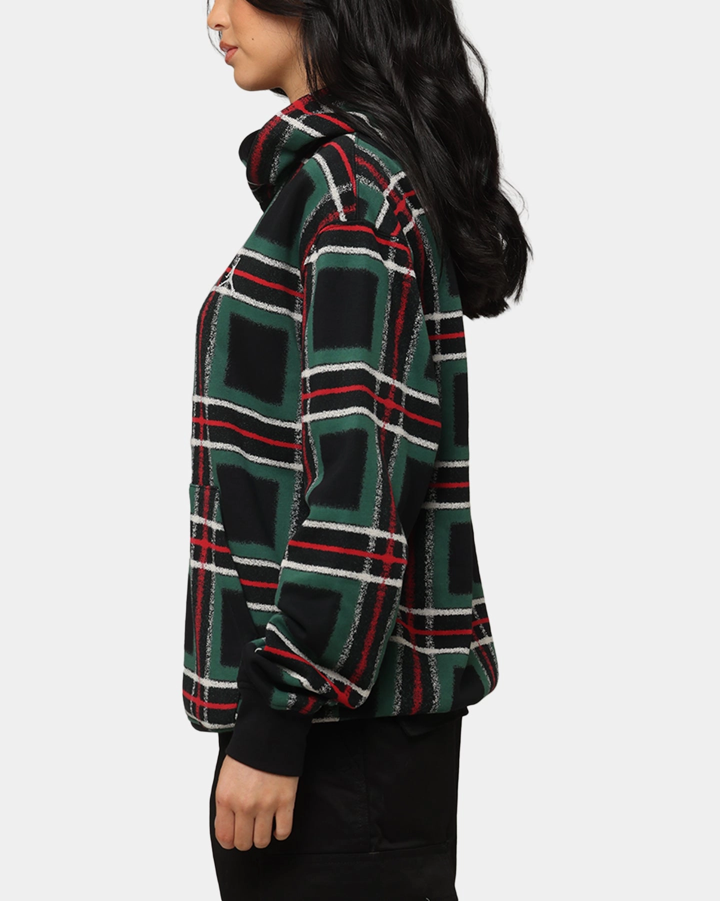 Interchangeable Liner System Jordan Essentials Holiday Fleece Pullover Hoodie Black/Sail