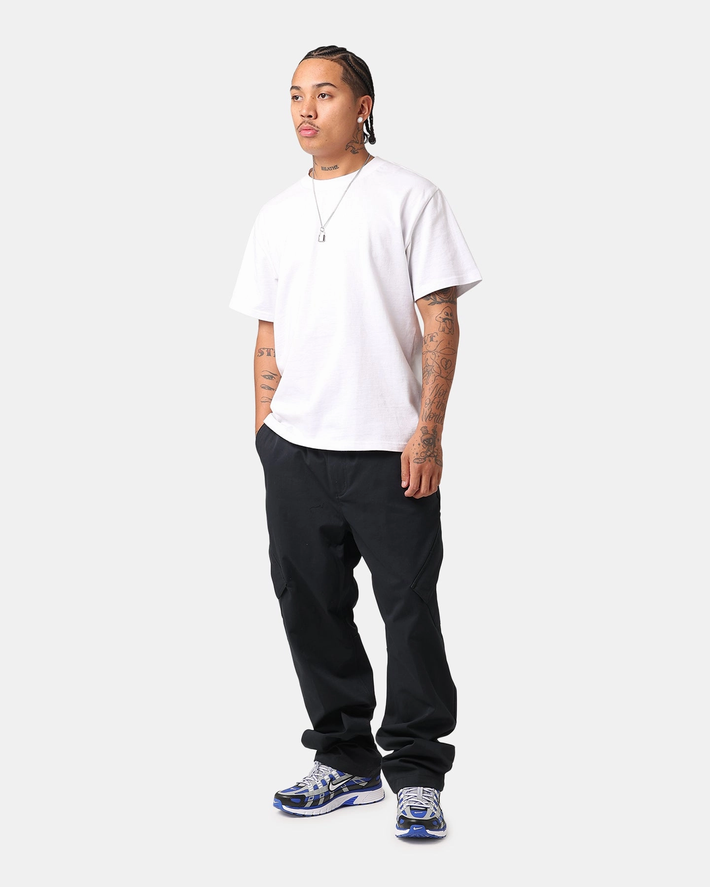 DoubleLayeredKnees Trendy Wear Jordan Essentials Statement Chicago Pants Black