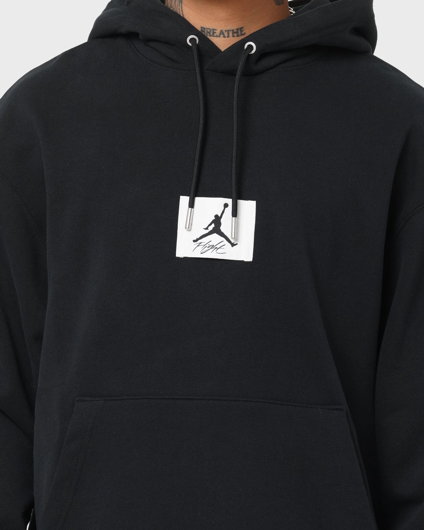 Worship Jordan Essentials Statement Fleece Hoodie Black