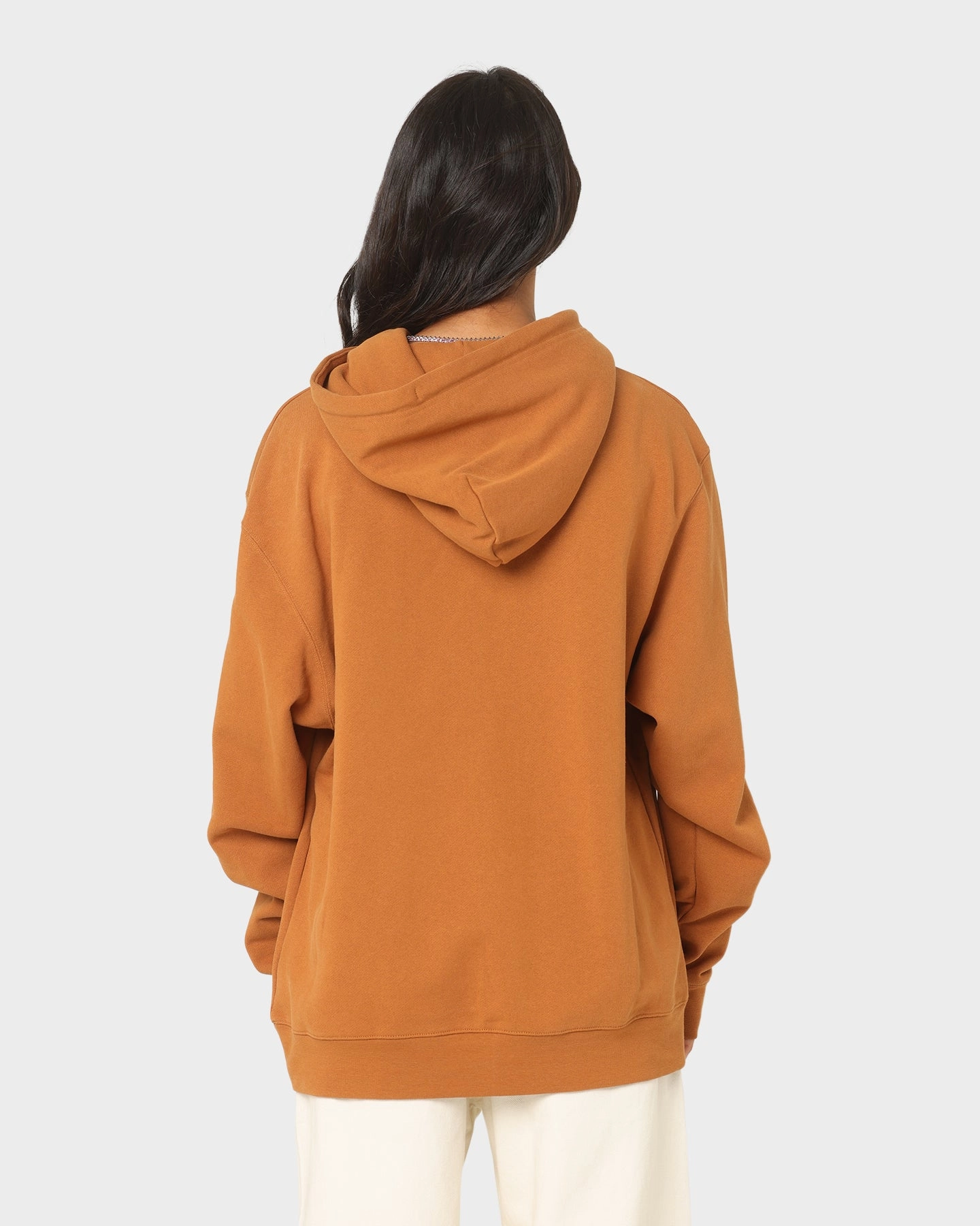 Double Layer Design Jordan Essentials Statement Fleece Hoodie Desert Bronze