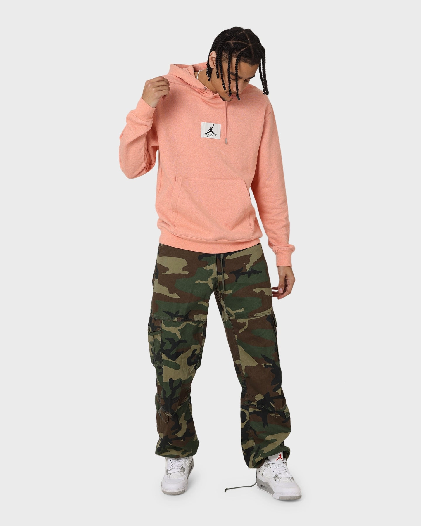 Jordan Essentials Statement Fleece Hoodie Light Madder Root Quality Compliment