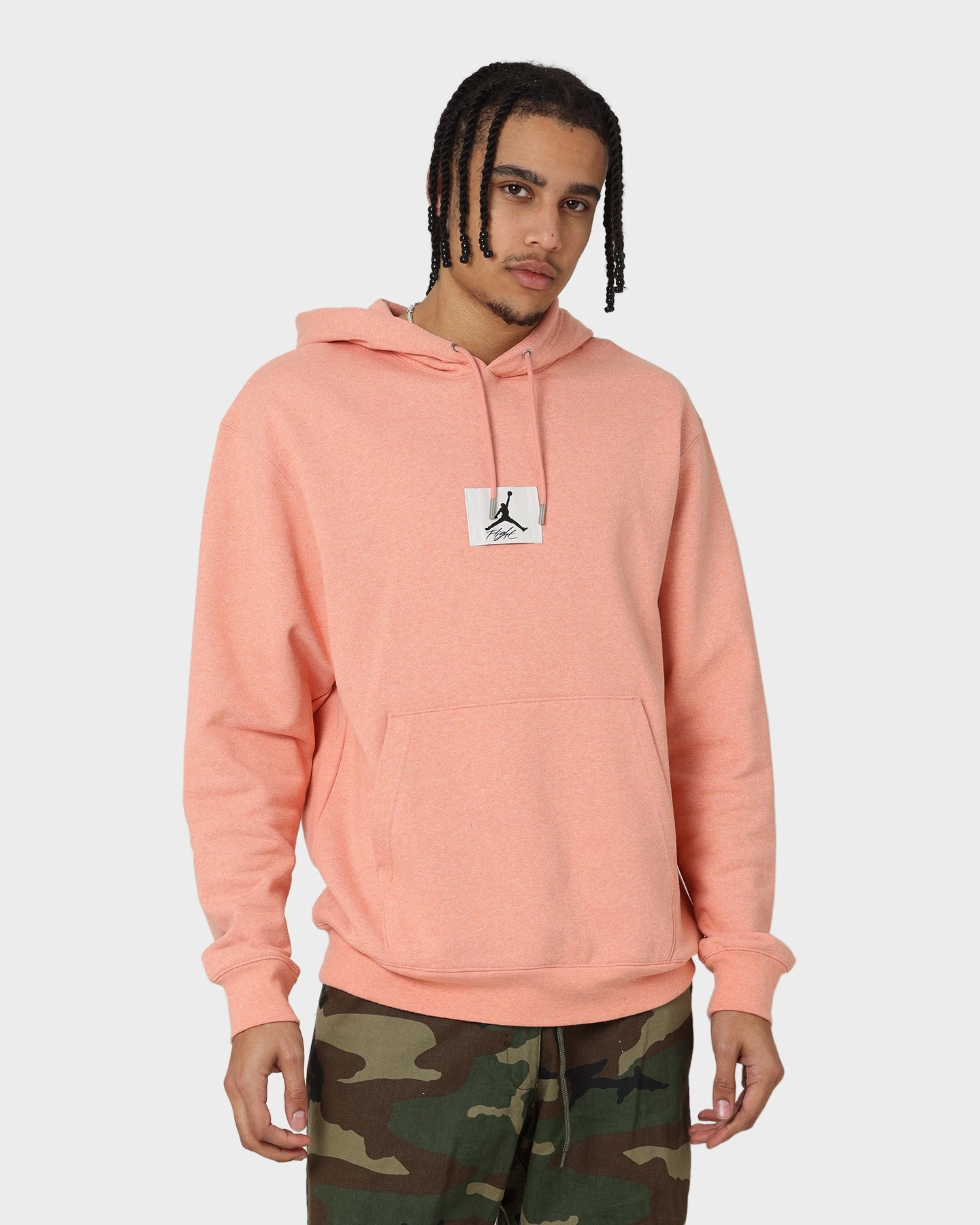design Jordan Essentials Statement Fleece Hoodie Light Madder Root
