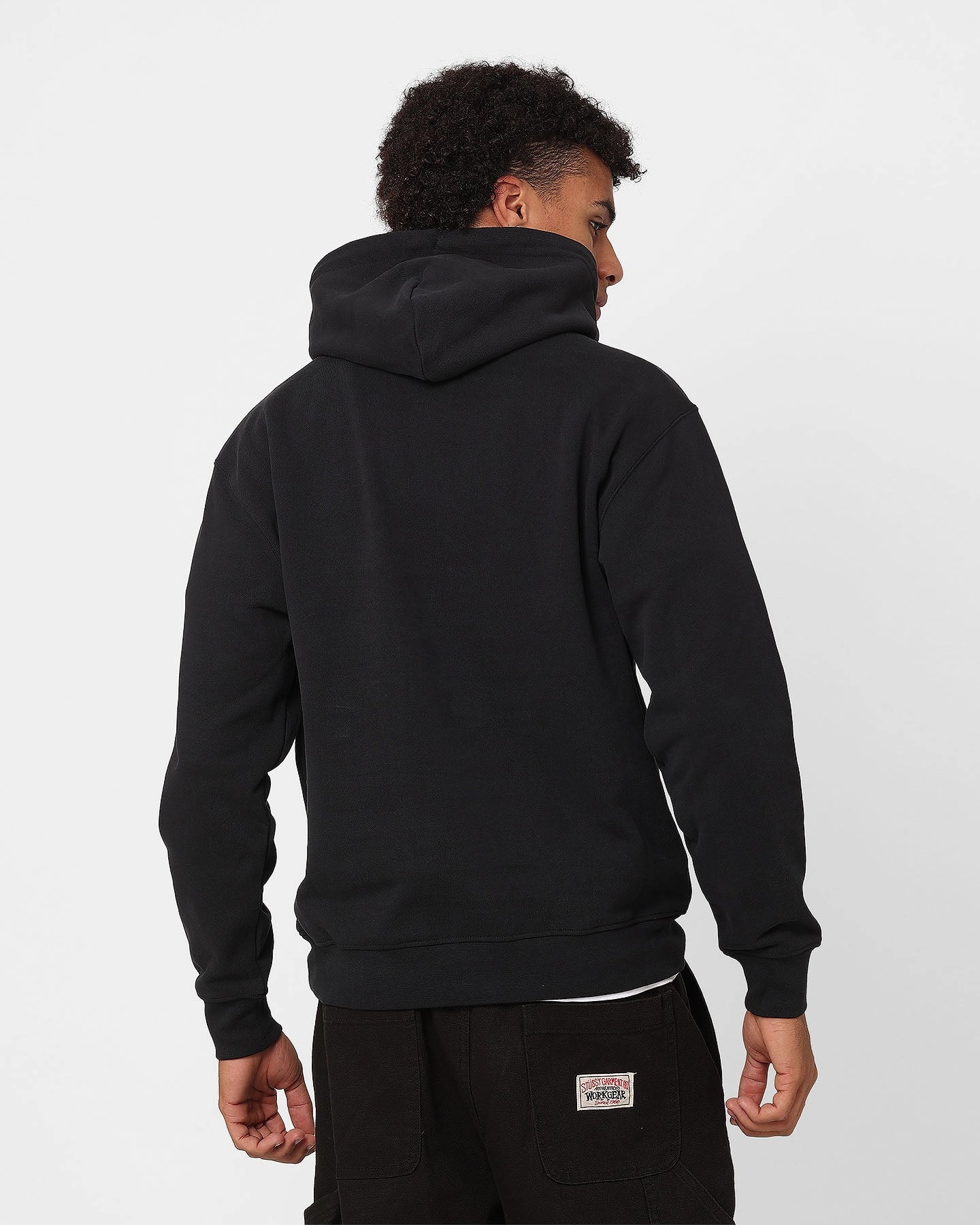 Jordan Essentials Statement Fleece Pullover Hoodie Black/Sail Sign