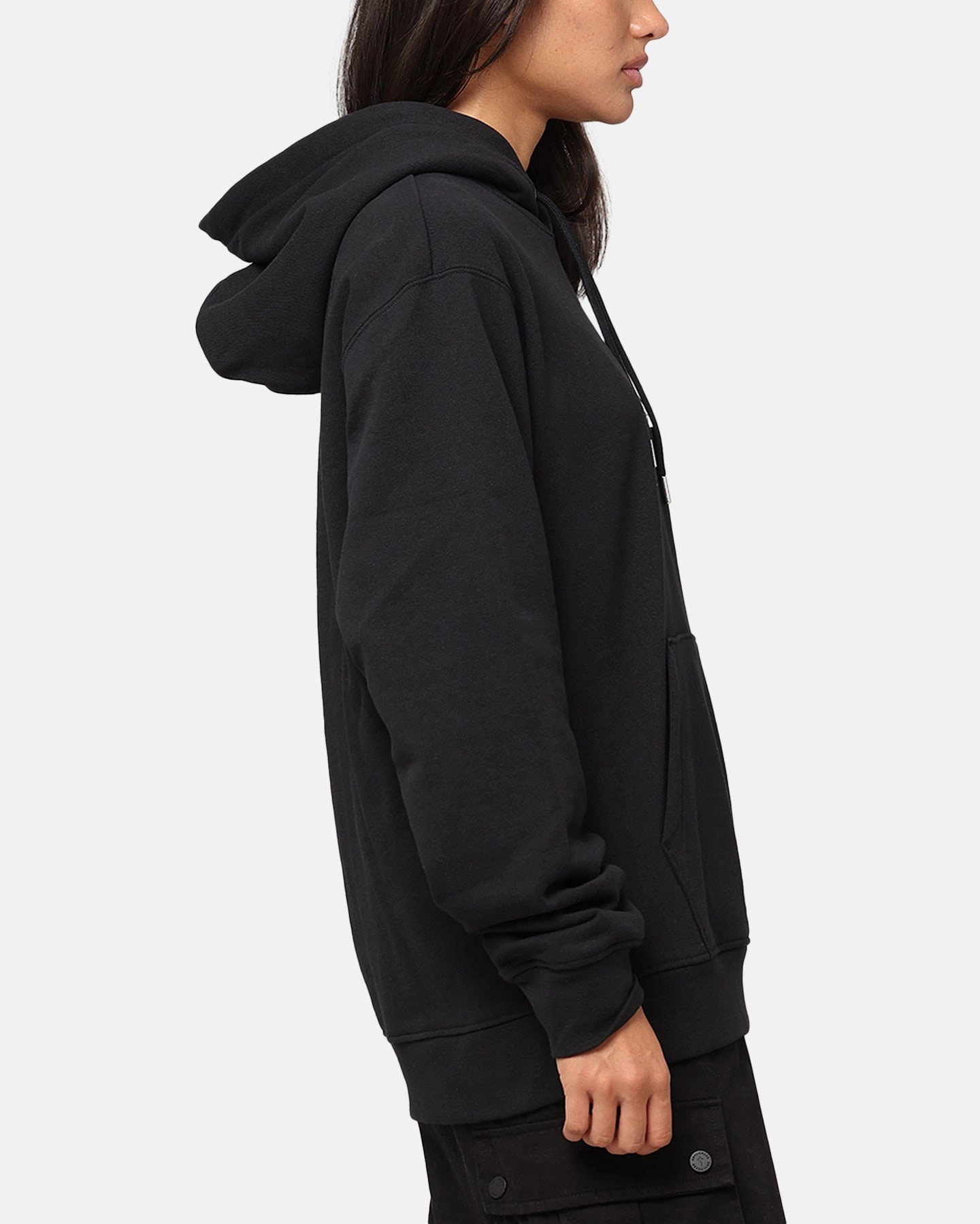 Jordan Essentials Statement Fleece Pullover Hoodie Black/Sail Modern Outerwear Mousse