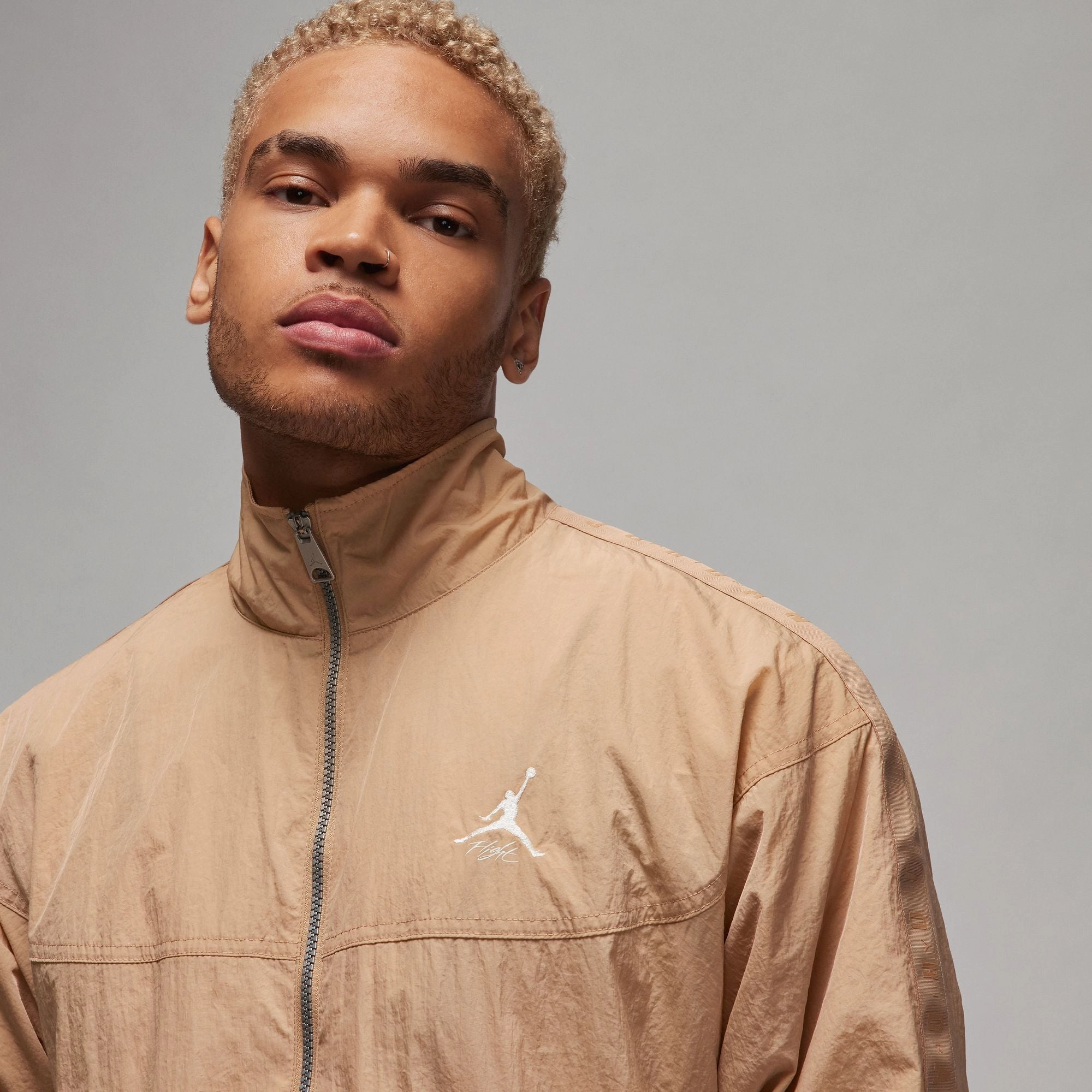 Button Fastenings Jordan Essentials Warm-Up Zip Jacket 'Hemp'