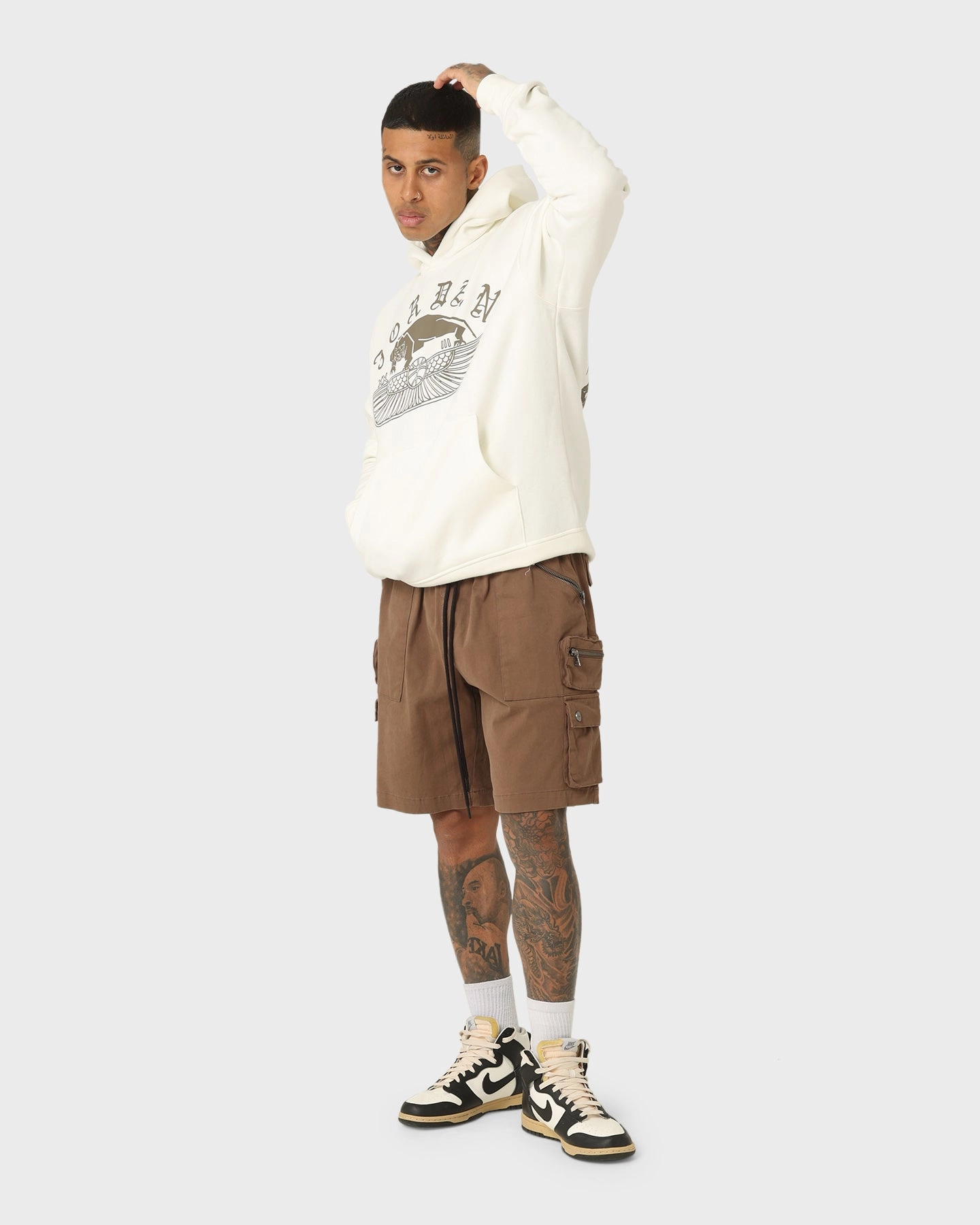 Jordan Flight Artist Series Fleece Pullover Hoodie Sail/Palomino Protective Outer Layer