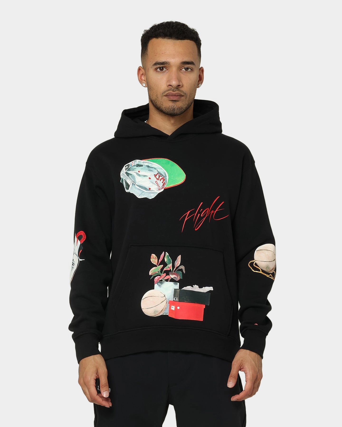 Ability Jordan Flight Artist Series Fleece Pullover Jacket Black/Sail