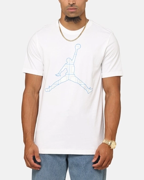 Jordan Flight Essentials Holiday Crewneck T-Shirt White Moisture Wicking Technology