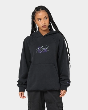 spring outfit Jordan Flight Heritage French Terry Pullover Hoodie Black