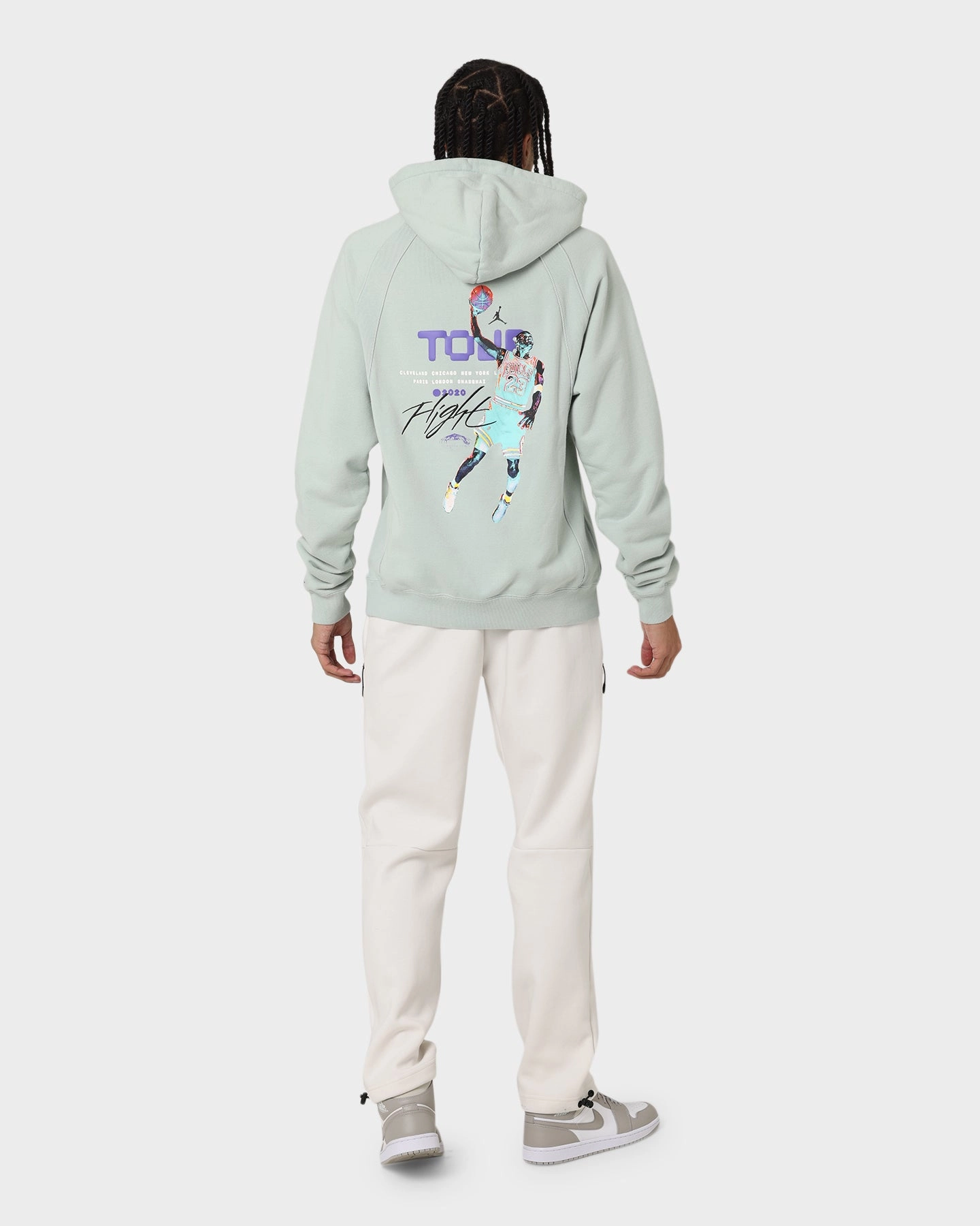 Jordan Flight Heritage French Terry Pullover Hoodie Seafoam futuristic Budget