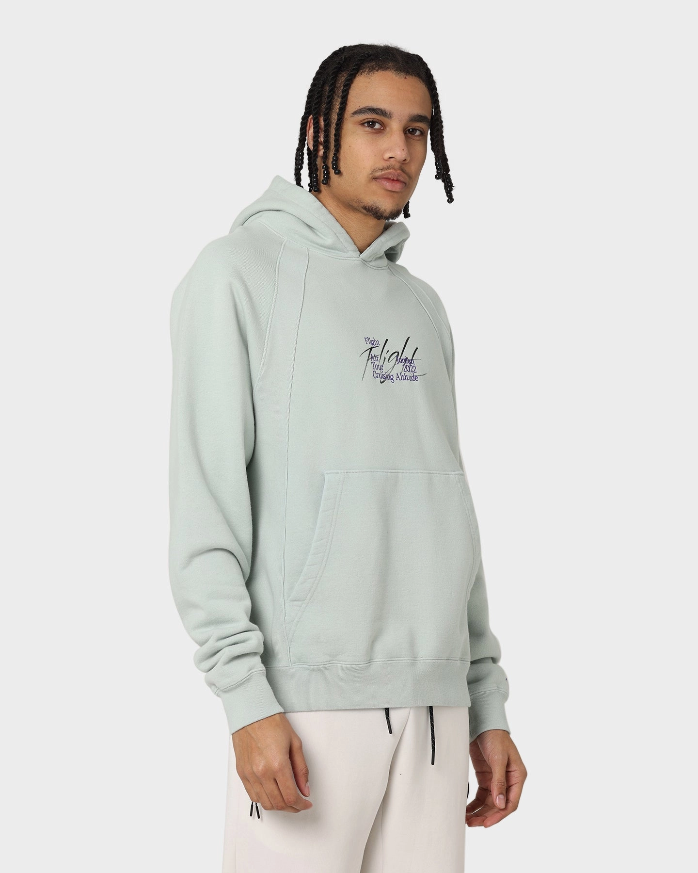 professionals Suitable for team sports Jordan Flight Heritage French Terry Pullover Hoodie Seafoam