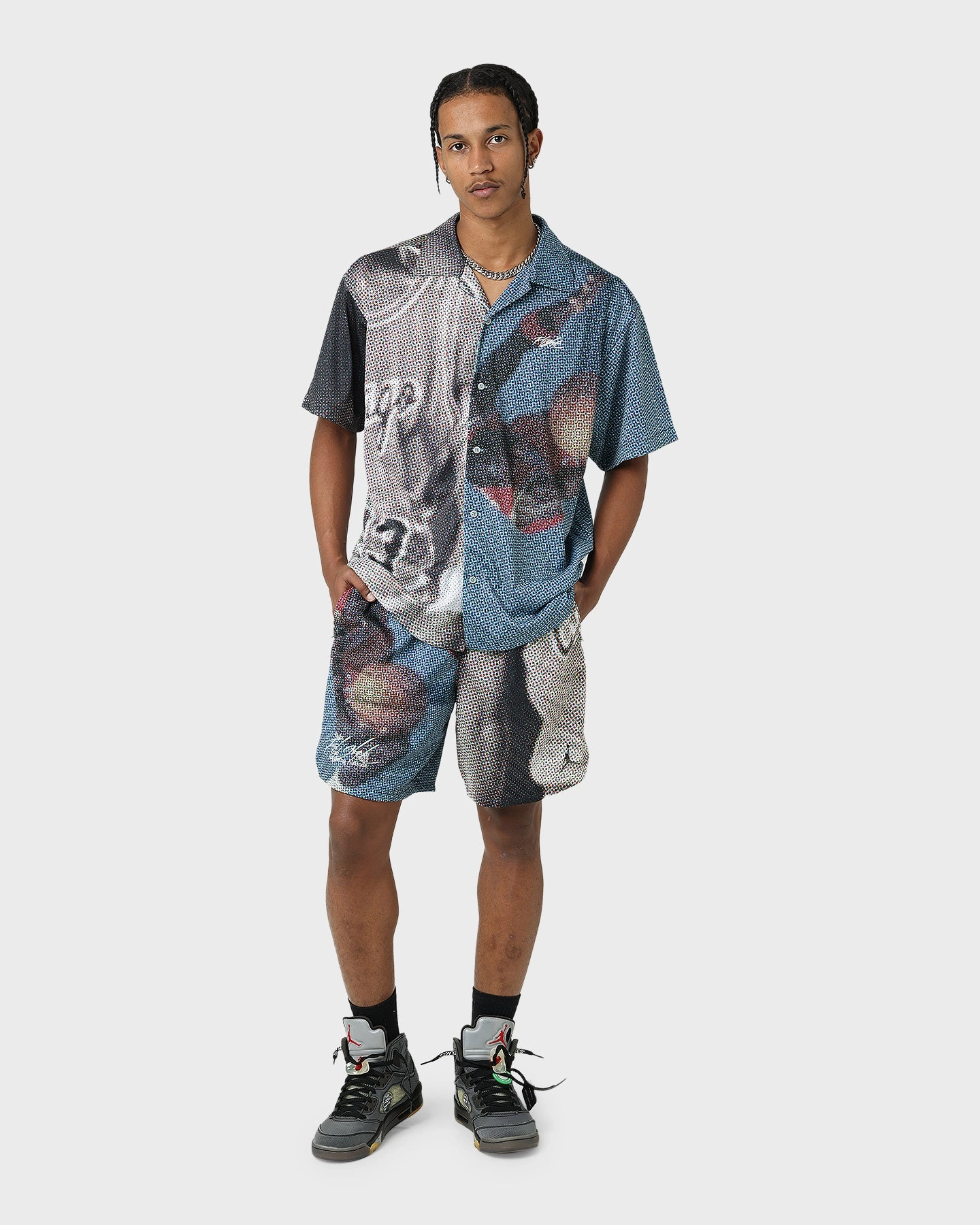 clubbing attire Jordan Flight Heritage Photo Shorts Black