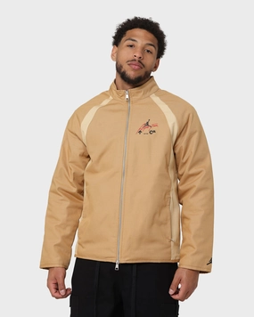 Calendar BondedFabric Jordan Flight Heritage Warmup Jacket Elemental Gold