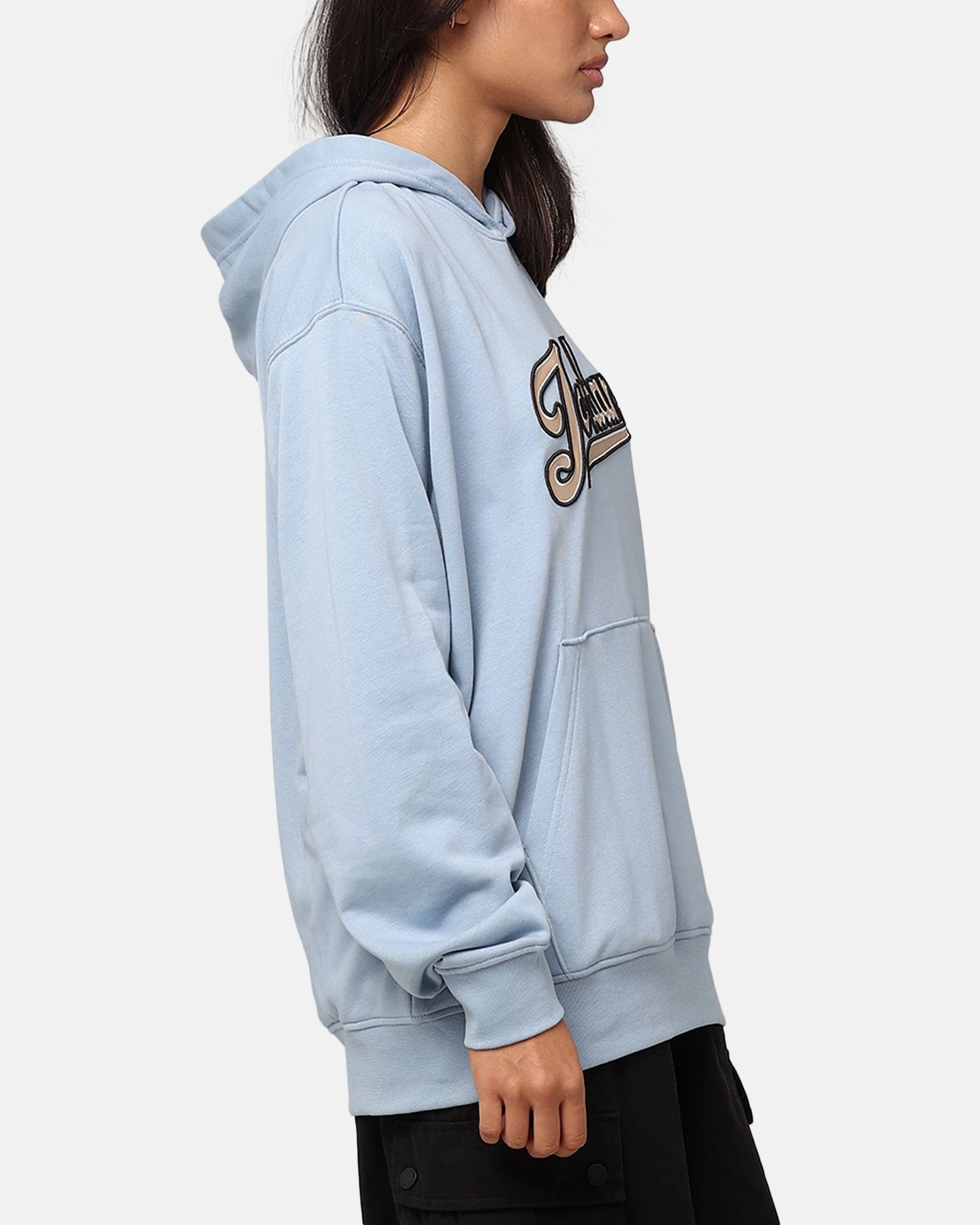 Jordan Flight MVP Fleece Pullover Hoodie Blue Grey Timeless Form Romance