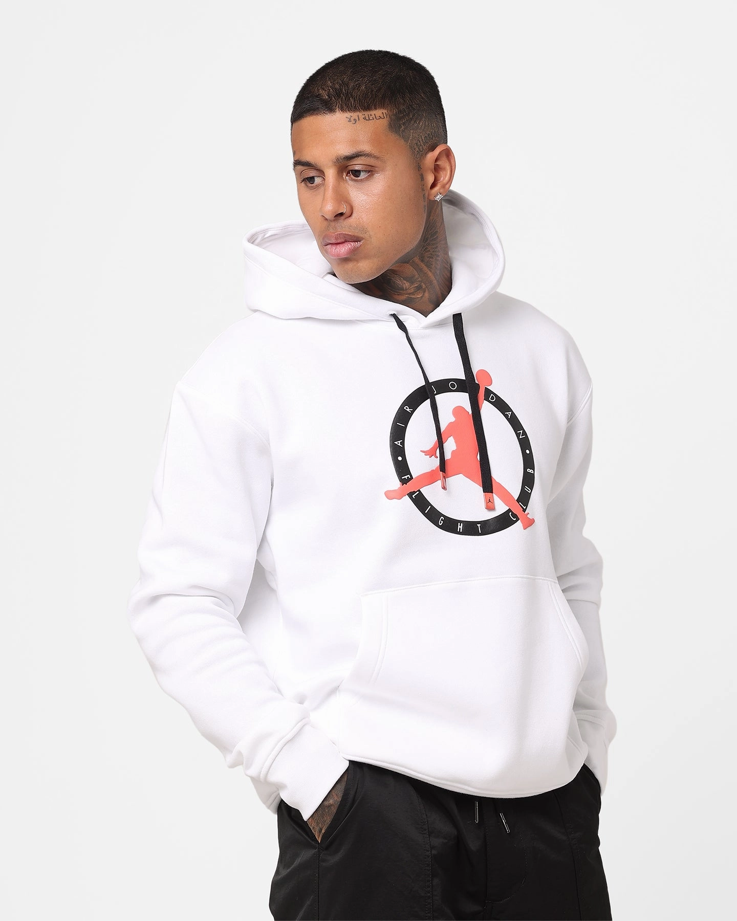 Jordan Flight MVP Graphic Fleece Pullover Hoodie White Box