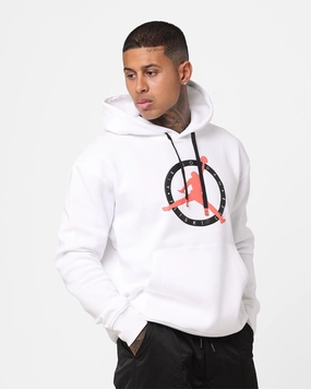 Jordan Flight MVP Graphic Fleece Pullover Hoodie White Box