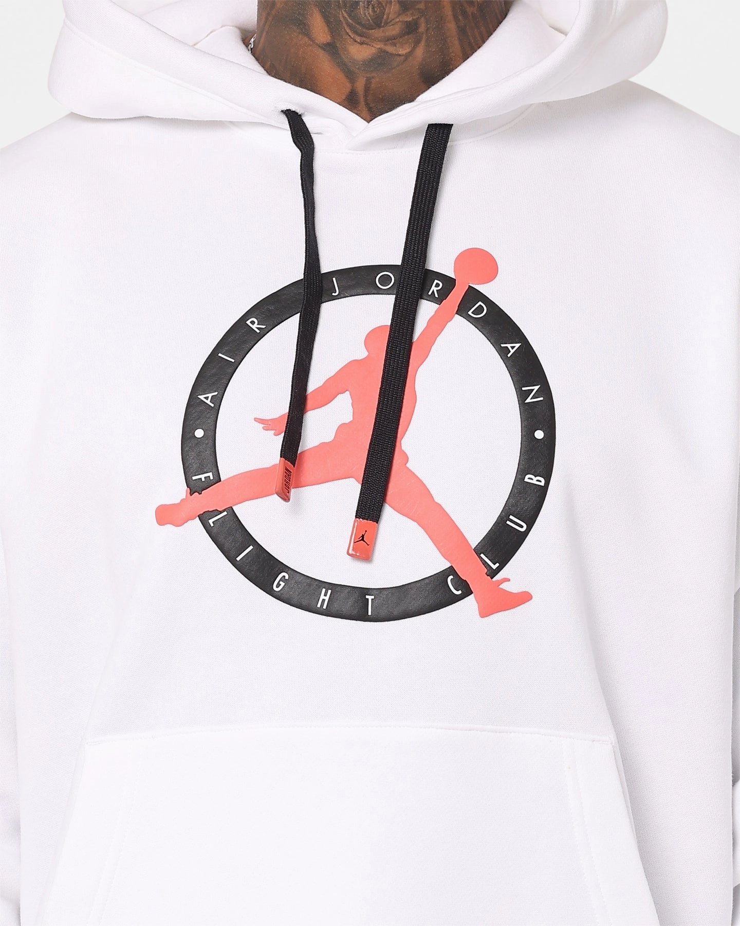 Fashion Layer Jordan Flight MVP Graphic Fleece Pullover Hoodie White