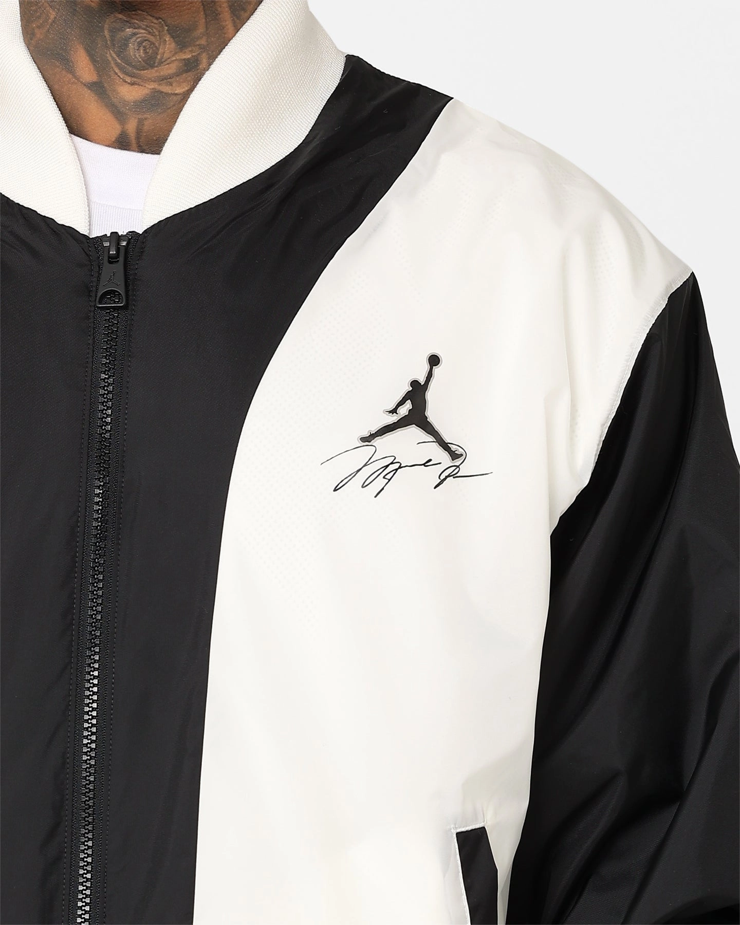 Jordan Flight MVP Jacket Sail/Black Work Layer Flexible Elbow Panels
