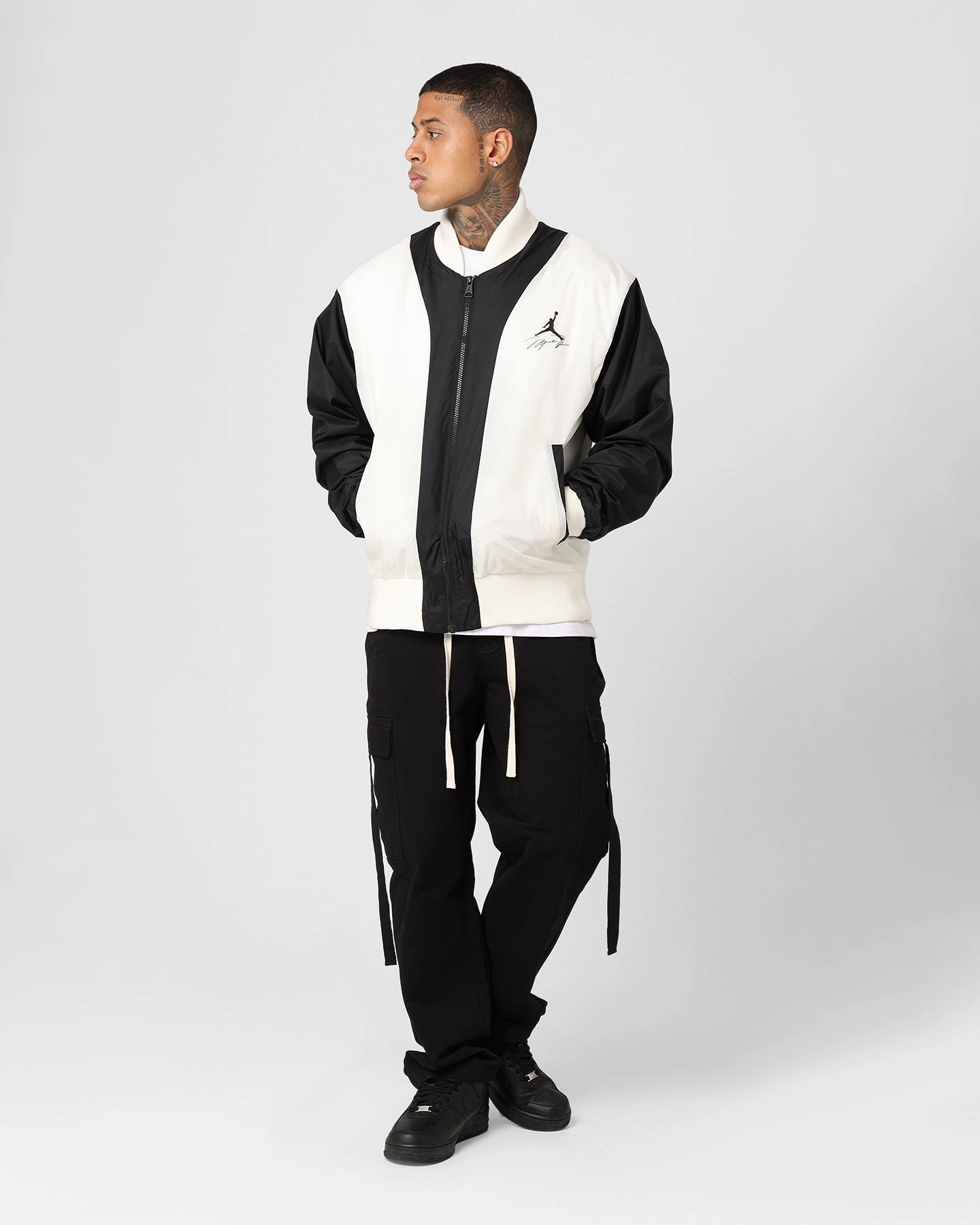 gift - giving option Oil Jordan Flight MVP Jacket Sail/Black