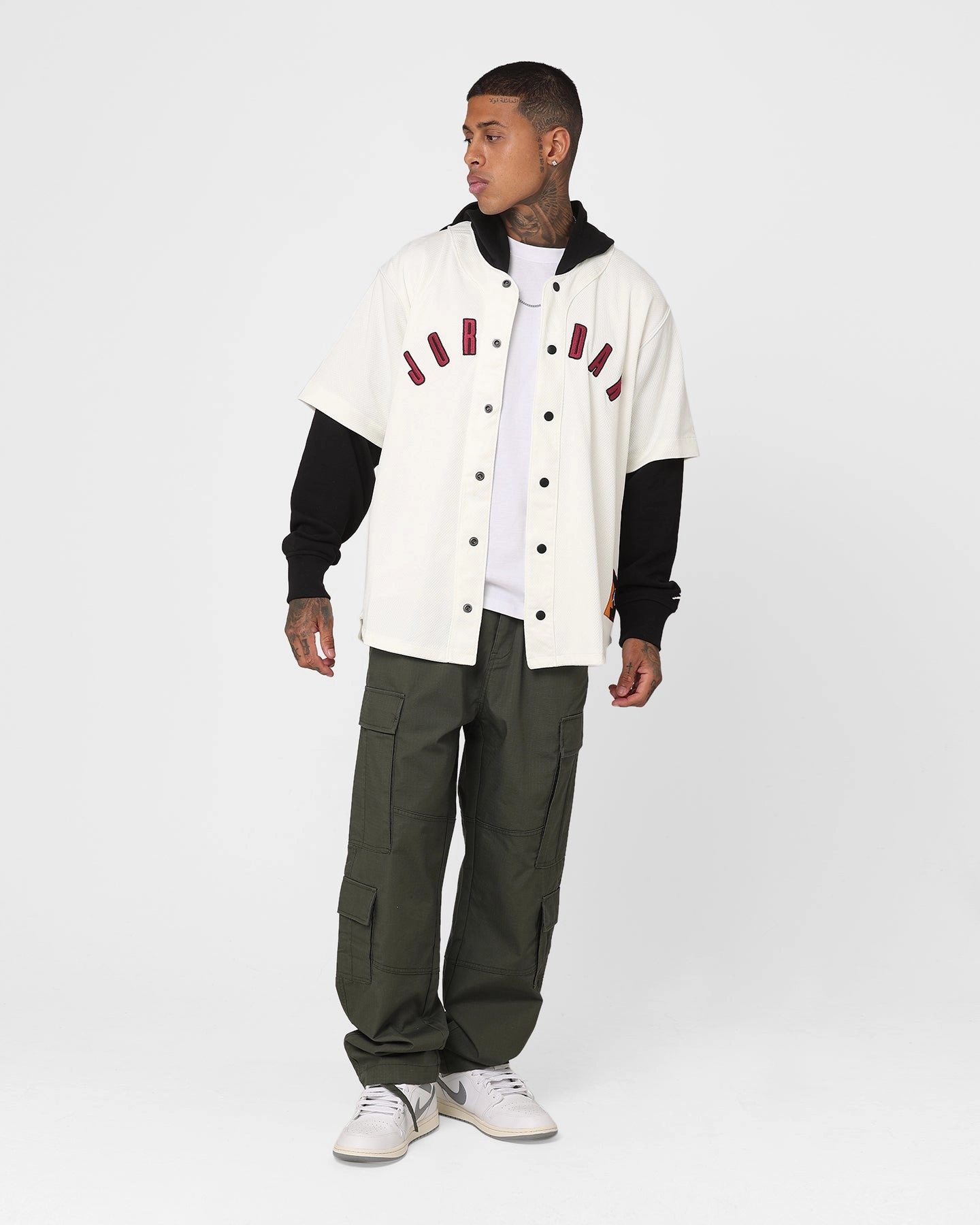 Jordan Flight MVP Long Sleeve T-Shirt Sail/Black/Sail Assessment Unwind