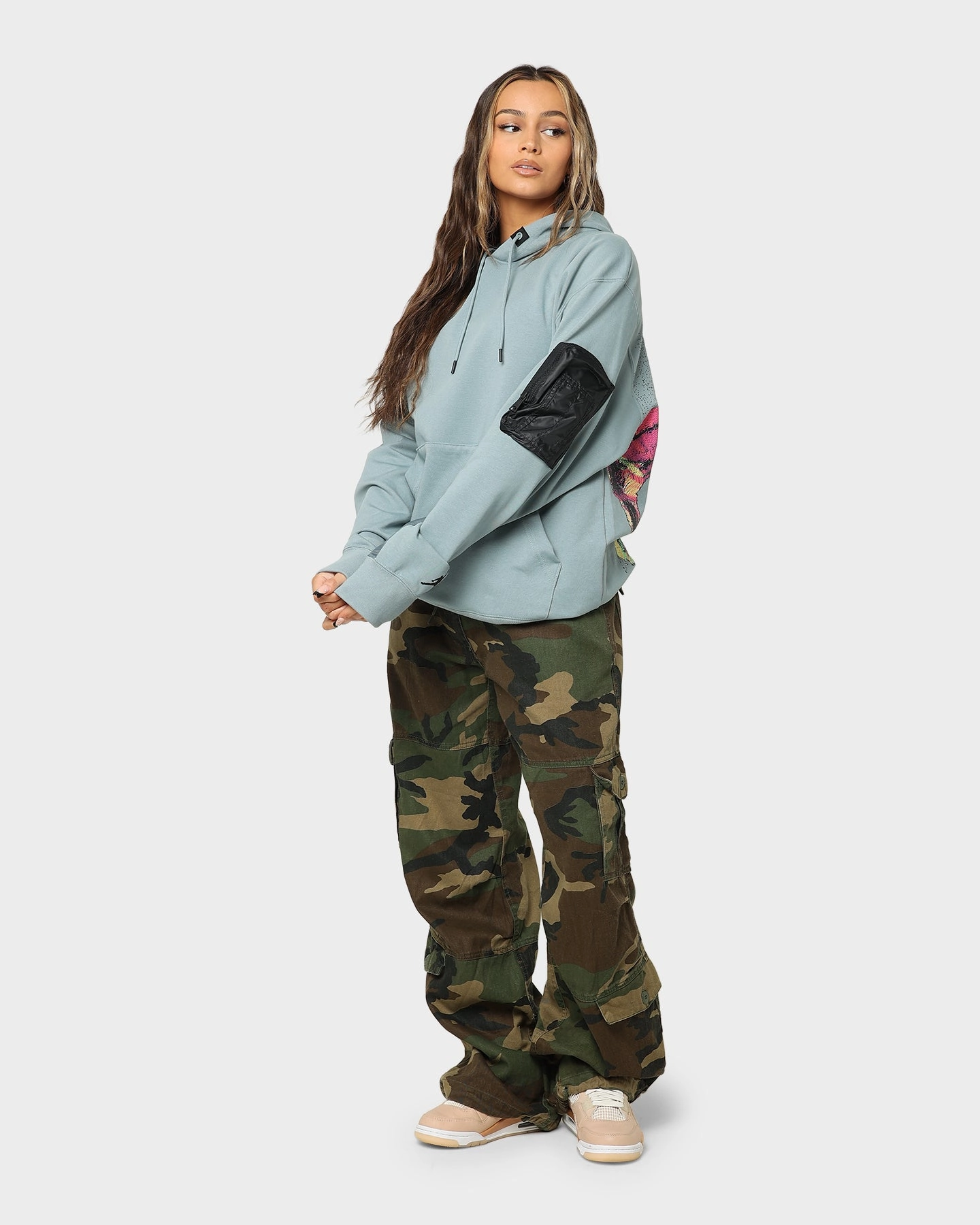 Father's Day Striped Jordan Jordan 23 Engineered Statement Fleece Pullover Hoodie Aviator Grey