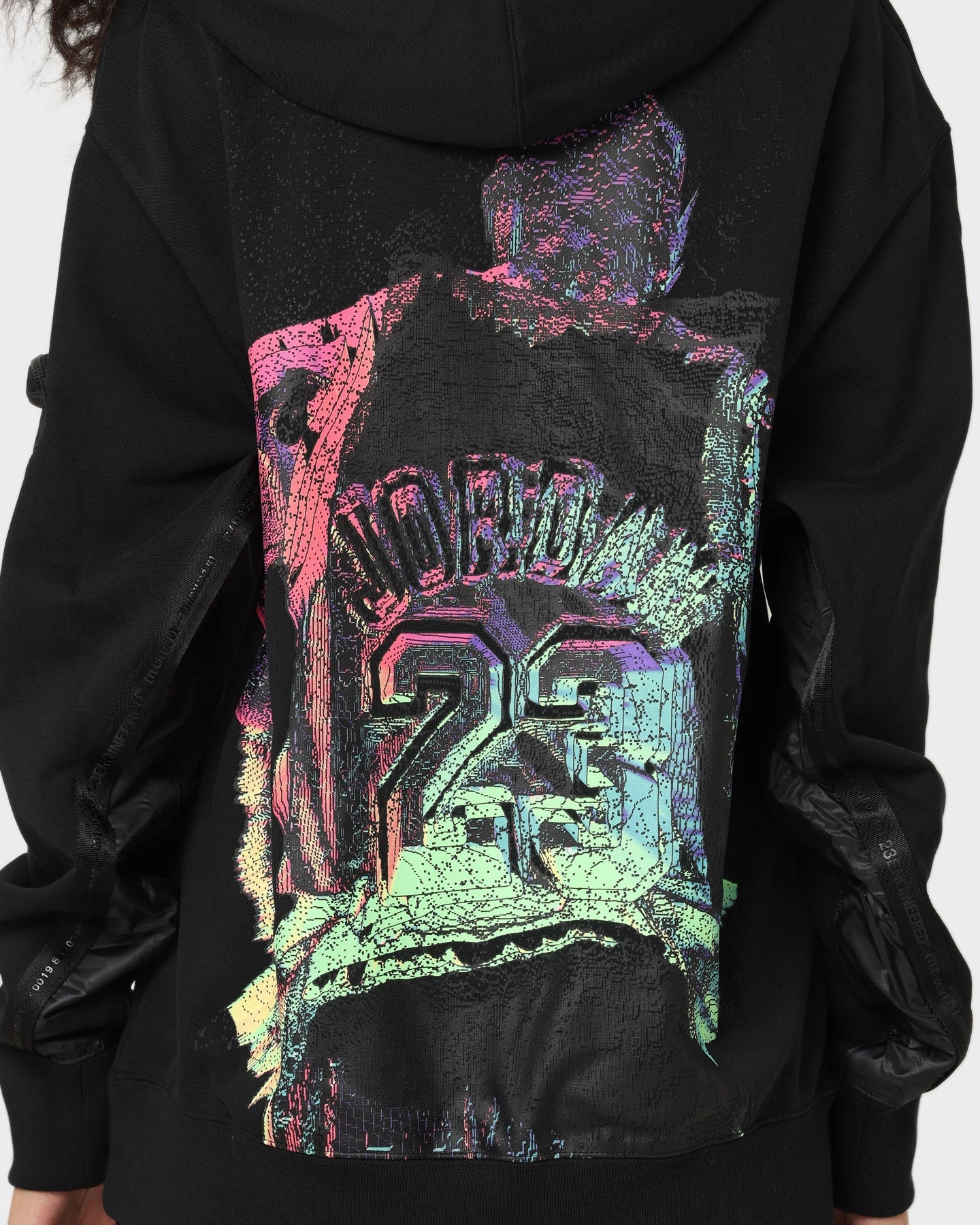 Wind Lock Spark Jordan Jordan 23 Engineered Statement Fleece Pullover Hoodie Black