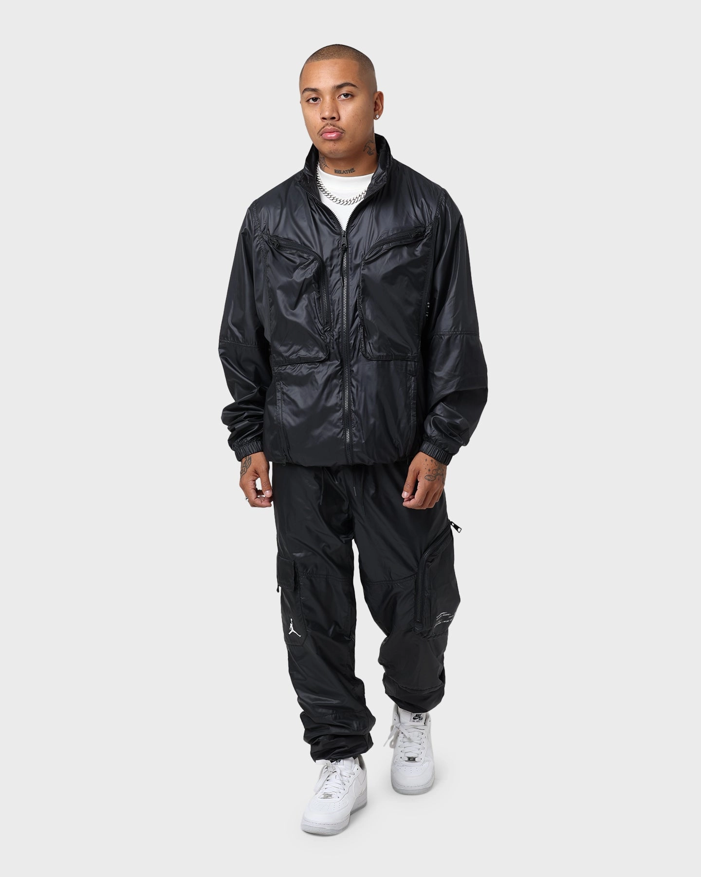 Adjustable Waist Tabs Jordan Jordan 23 Engineered Statement Track Jacket Black