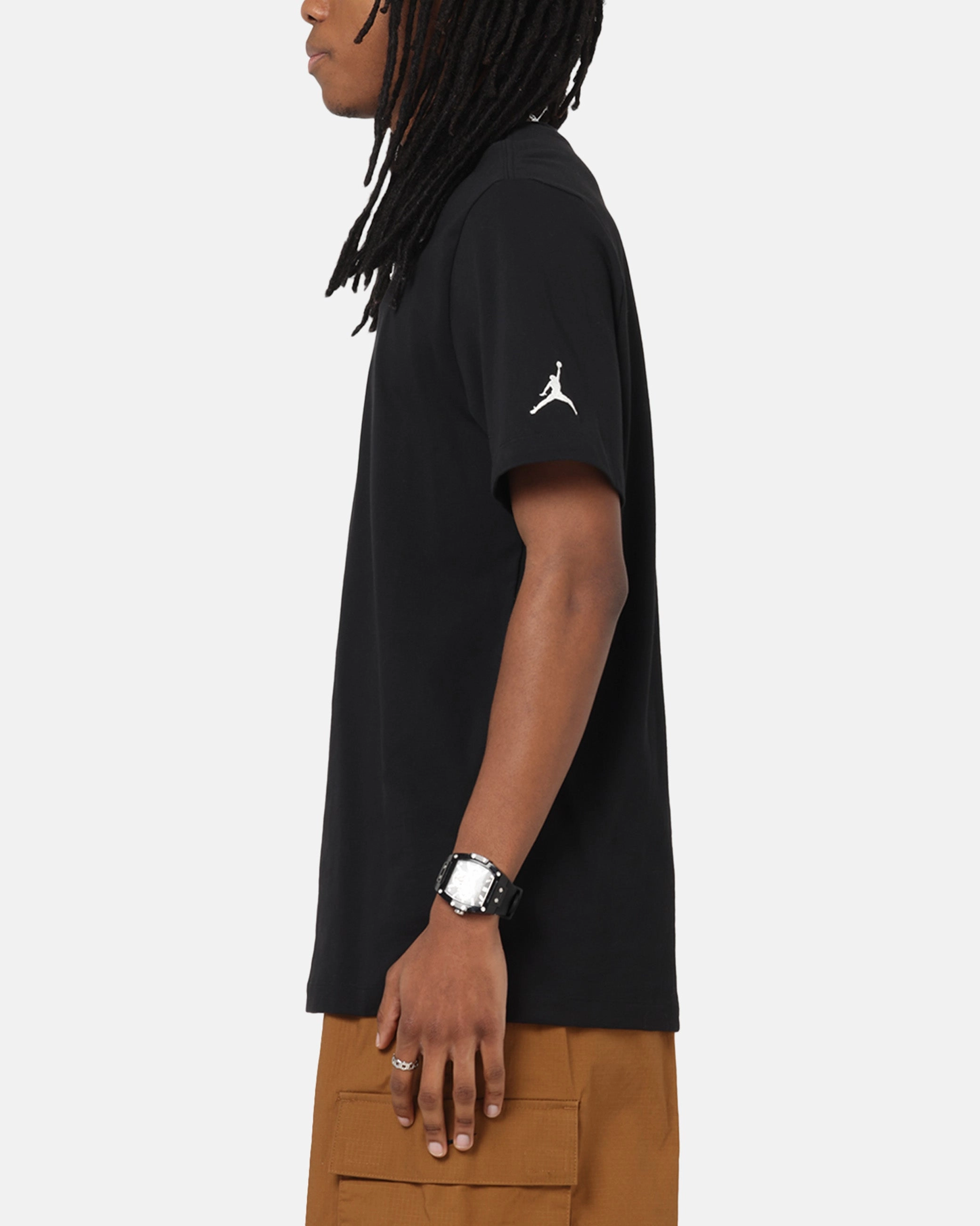 Classic Layer Wear Jordan Jumpman Air Crewneck T-Shirt Black/Sail