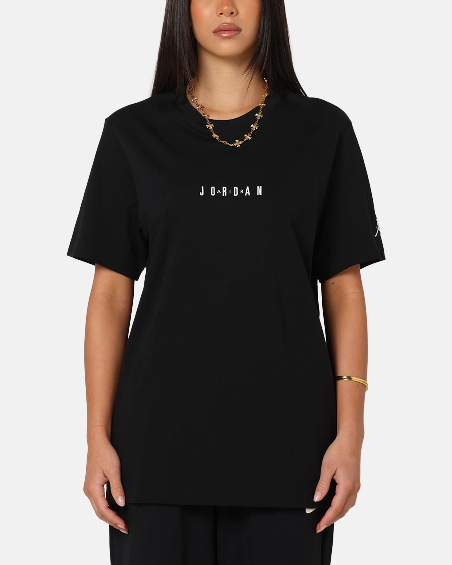 SunProtectionFabric Jordan Jumpman Air Crewneck T-Shirt Black/Sail