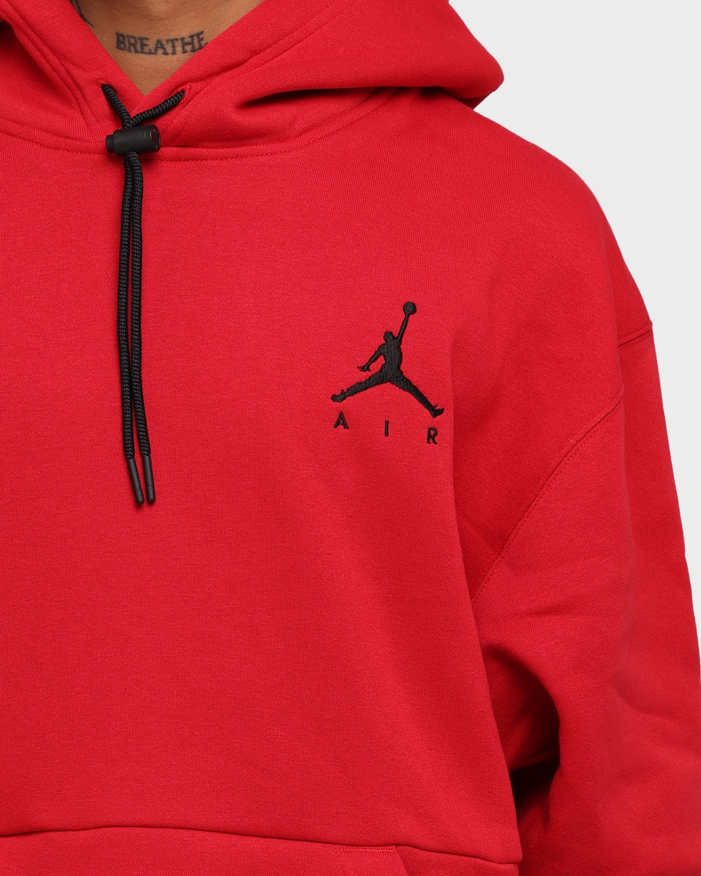Jordan Jumpman Air Hoodie Gym Red suitable for mountain hikes coordinating piece