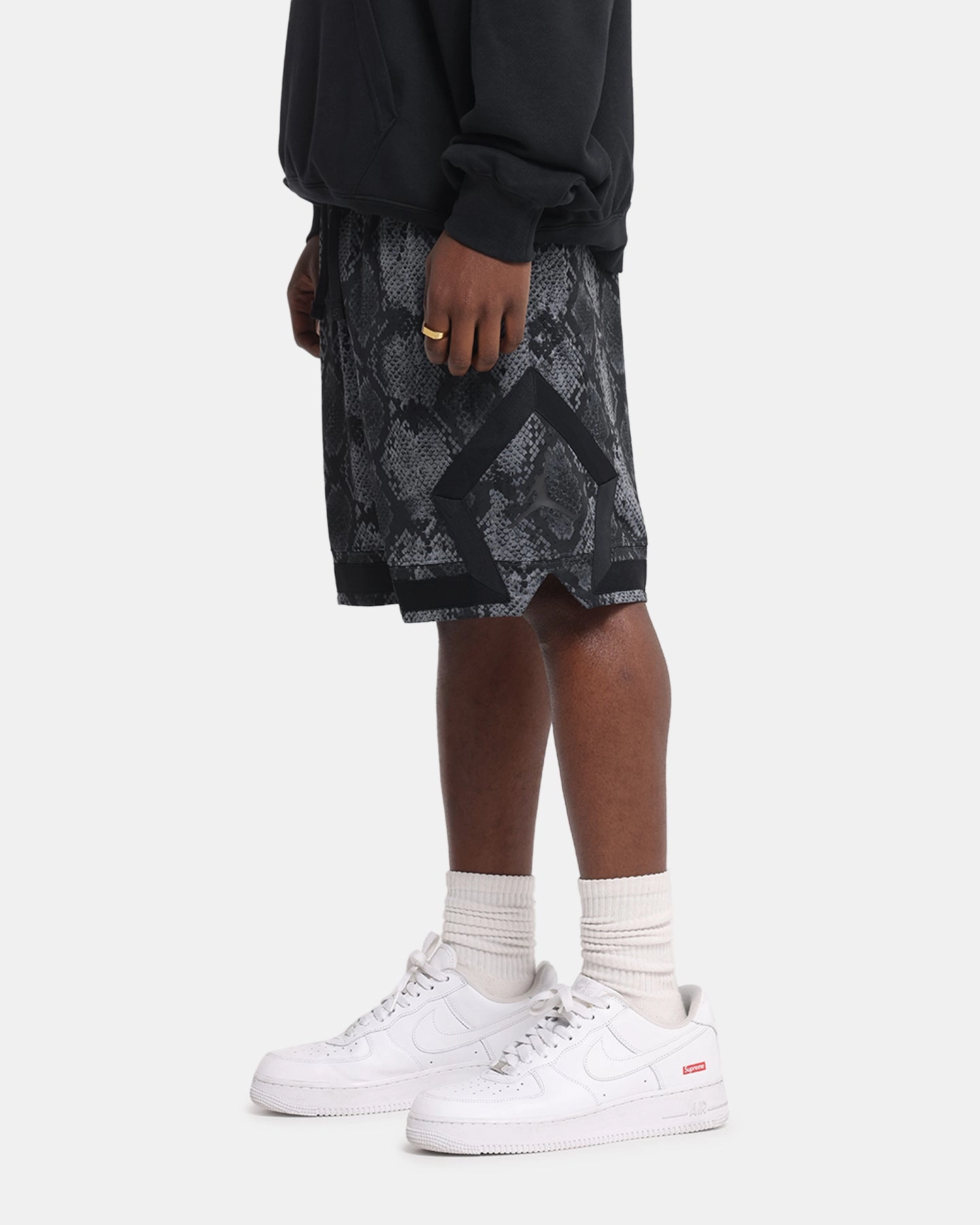 water sports clothing bodysuit Jordan Jumpman Dri-FIT Sport Diamond Shorts Black/Black