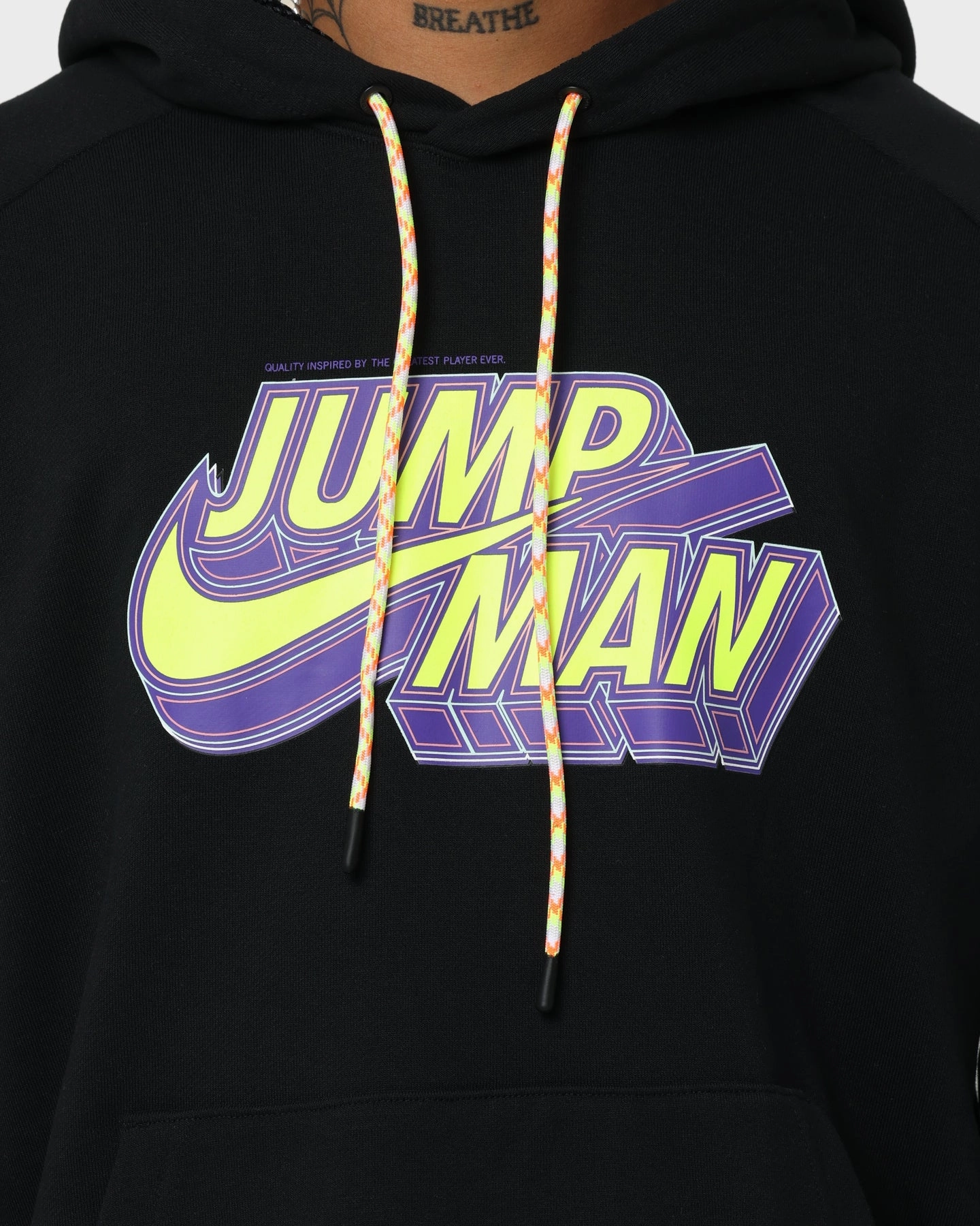 Jordan Jumpman Fleece Pullover Hoodie Black Signal