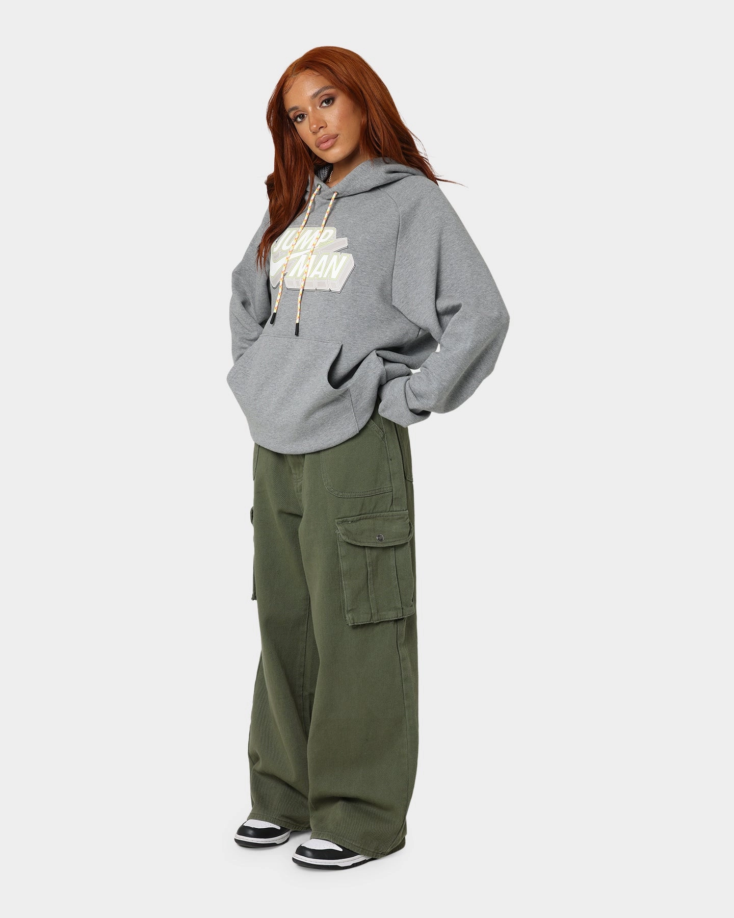 Gel Jordan Jumpman Fleece Pullover Hoodie Carbon Heather
