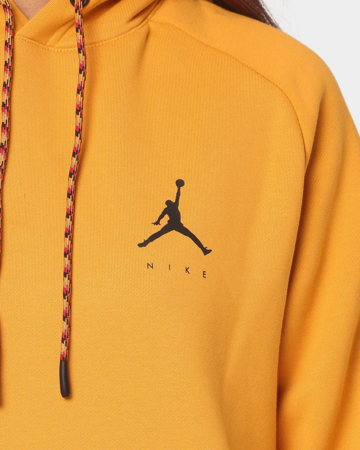 Jordan Jumpman Fleece Pullover Hoodie Light Curry Preppy Warm Layer