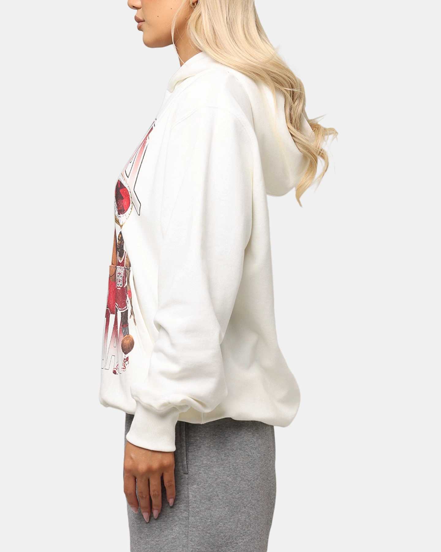 AntiStatic Treatment Soft Smooth Jordan Jumpman Flight Graphic Fleece Pullover Hoodie Sail