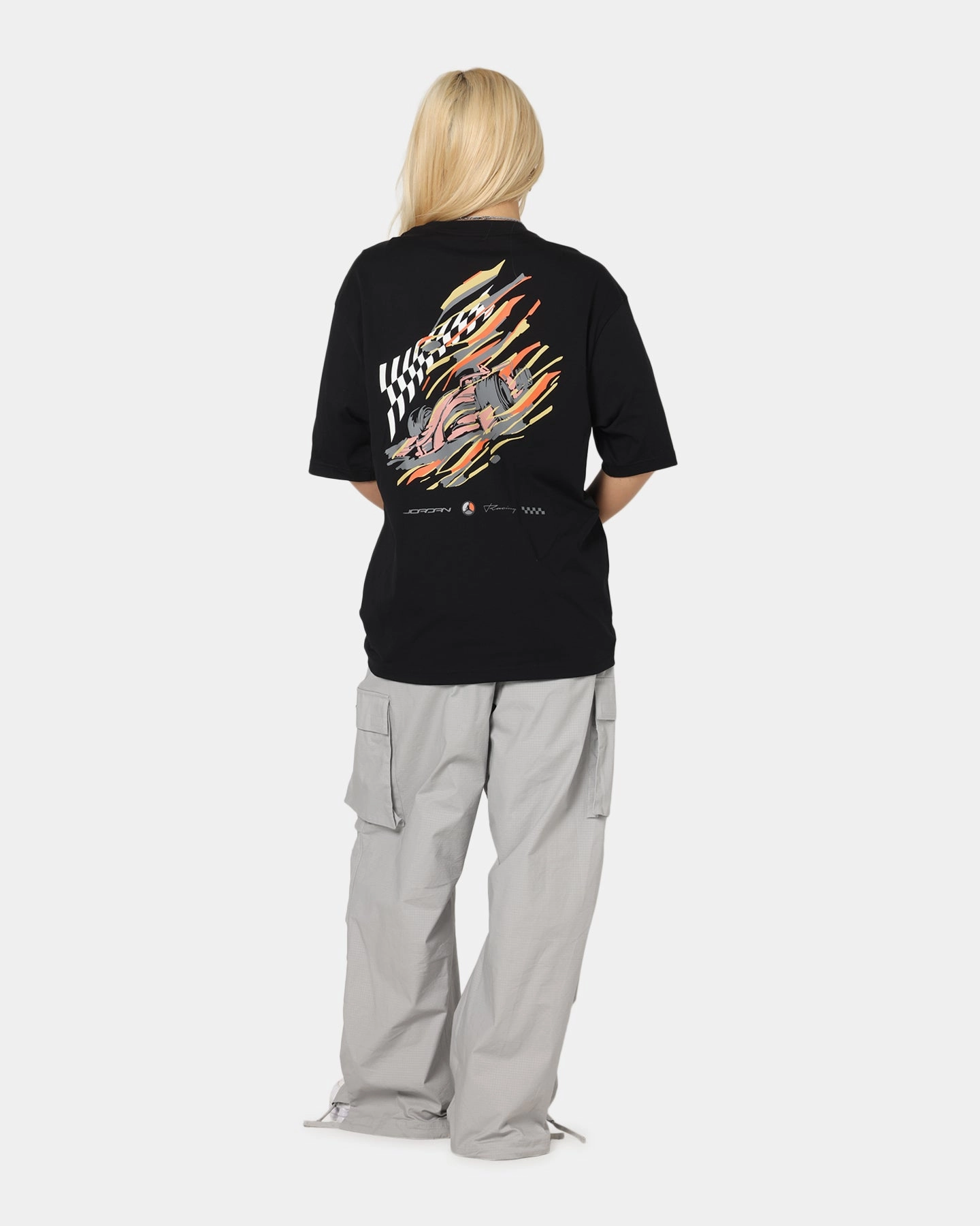 Jordan Jumpman Graphic T-Shirt Black/White Fade Resistant Coating