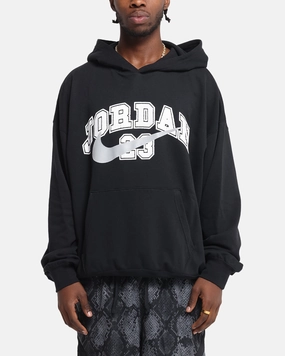 Everyday Easy Jordan Jumpman MVP Oversized French Terry Pullover Hoodie Black/Grey
