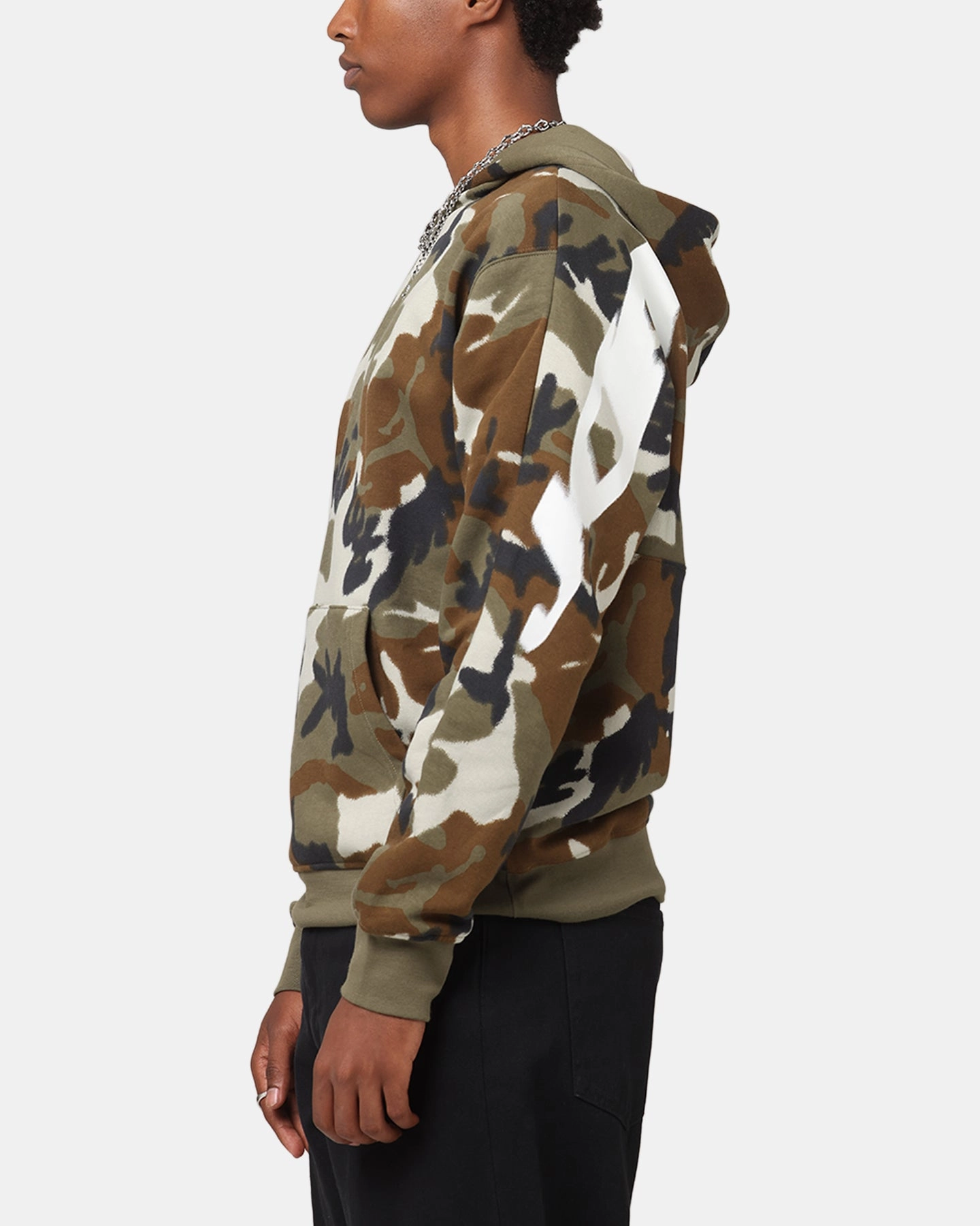 Jordan Jumpman MVP Statement Camo Pullover Hoodie Light Olive Quick - Response