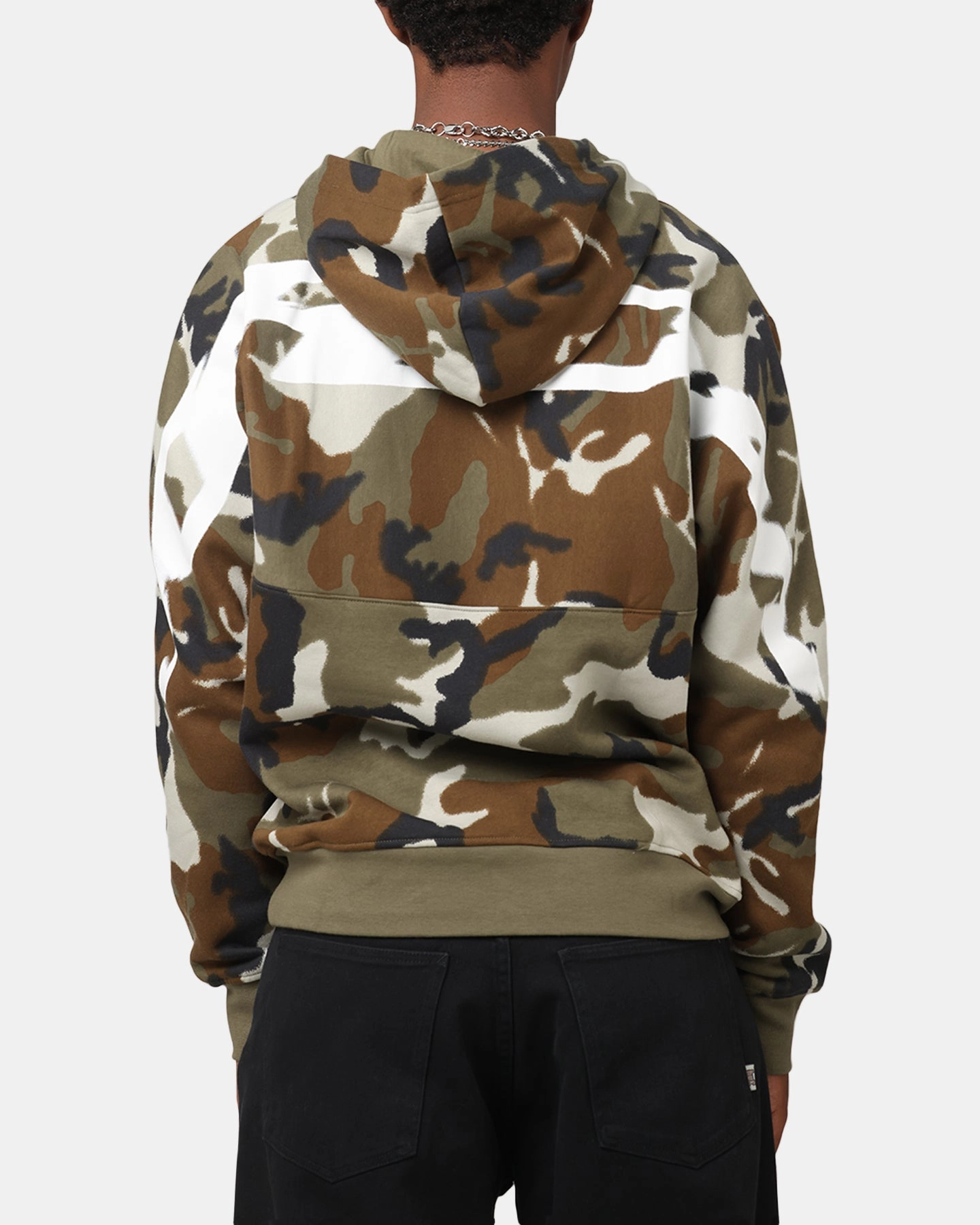 modern warfare Jordan Jumpman MVP Statement Camo Pullover Hoodie Light Olive