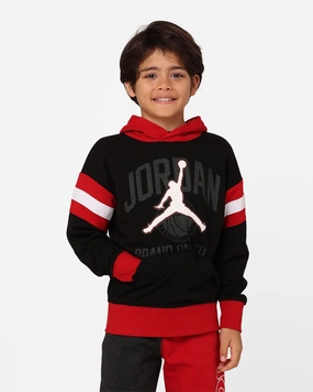 Style Statement snowy Jordan Kids' Gym 23 Pullover Hoodie Black
