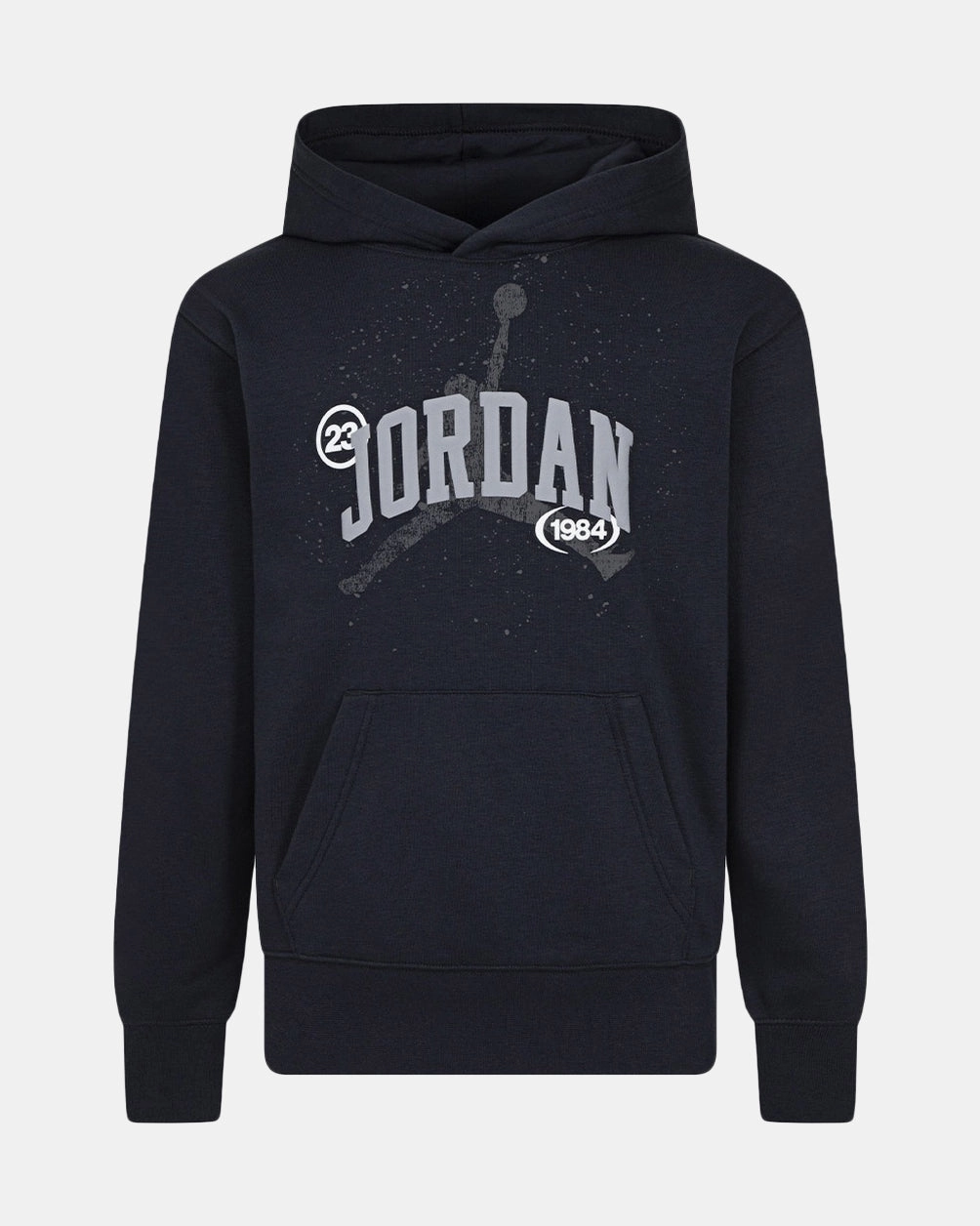 Jordan Kids' Jumpman 1989 Pullover Hoodie Off Noir Cold-Weather Comfort HiddenStorage