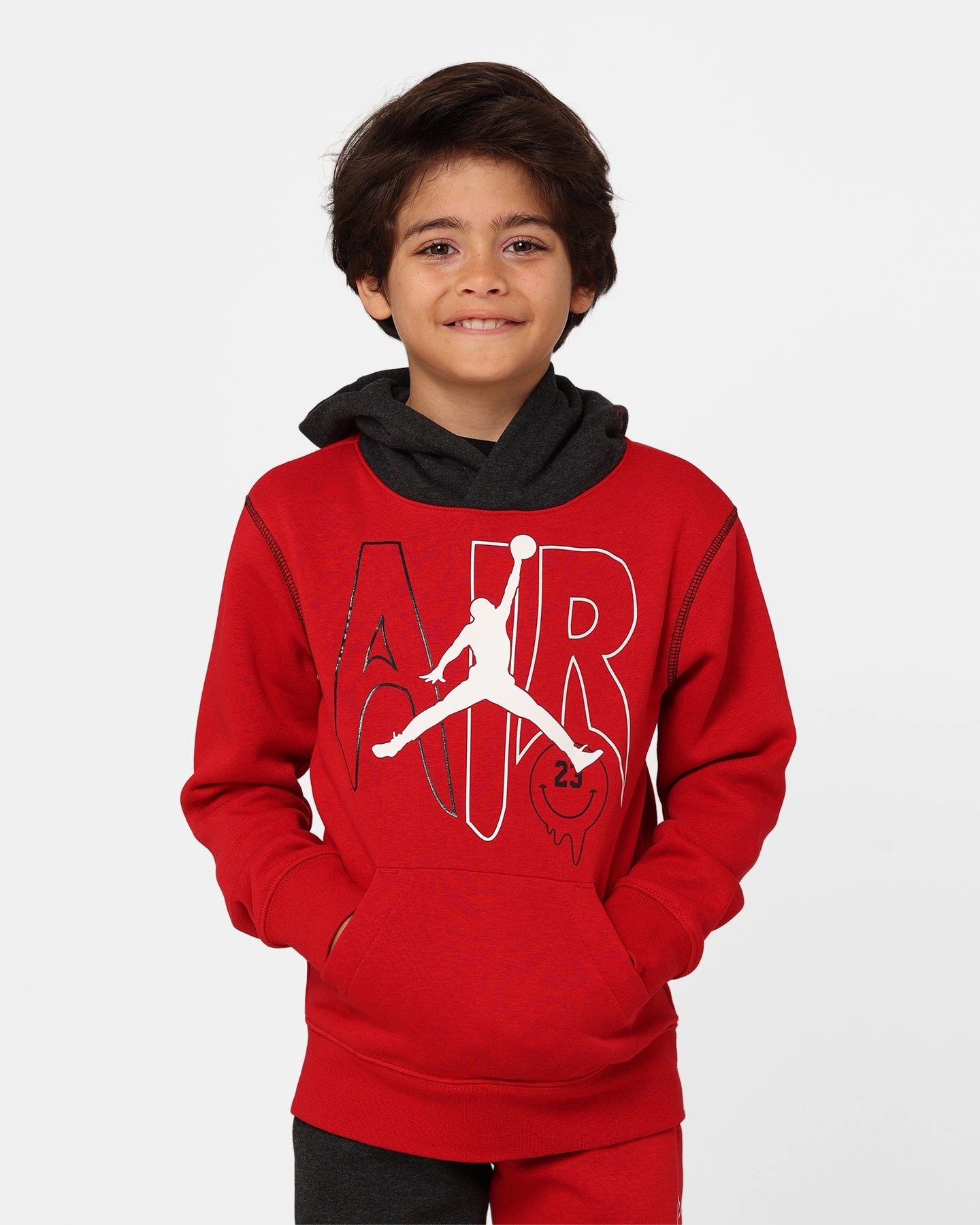 Jordan Kids' Lucid Dreams Fleece Hoodie Gym Red Soft Touch Interior Save