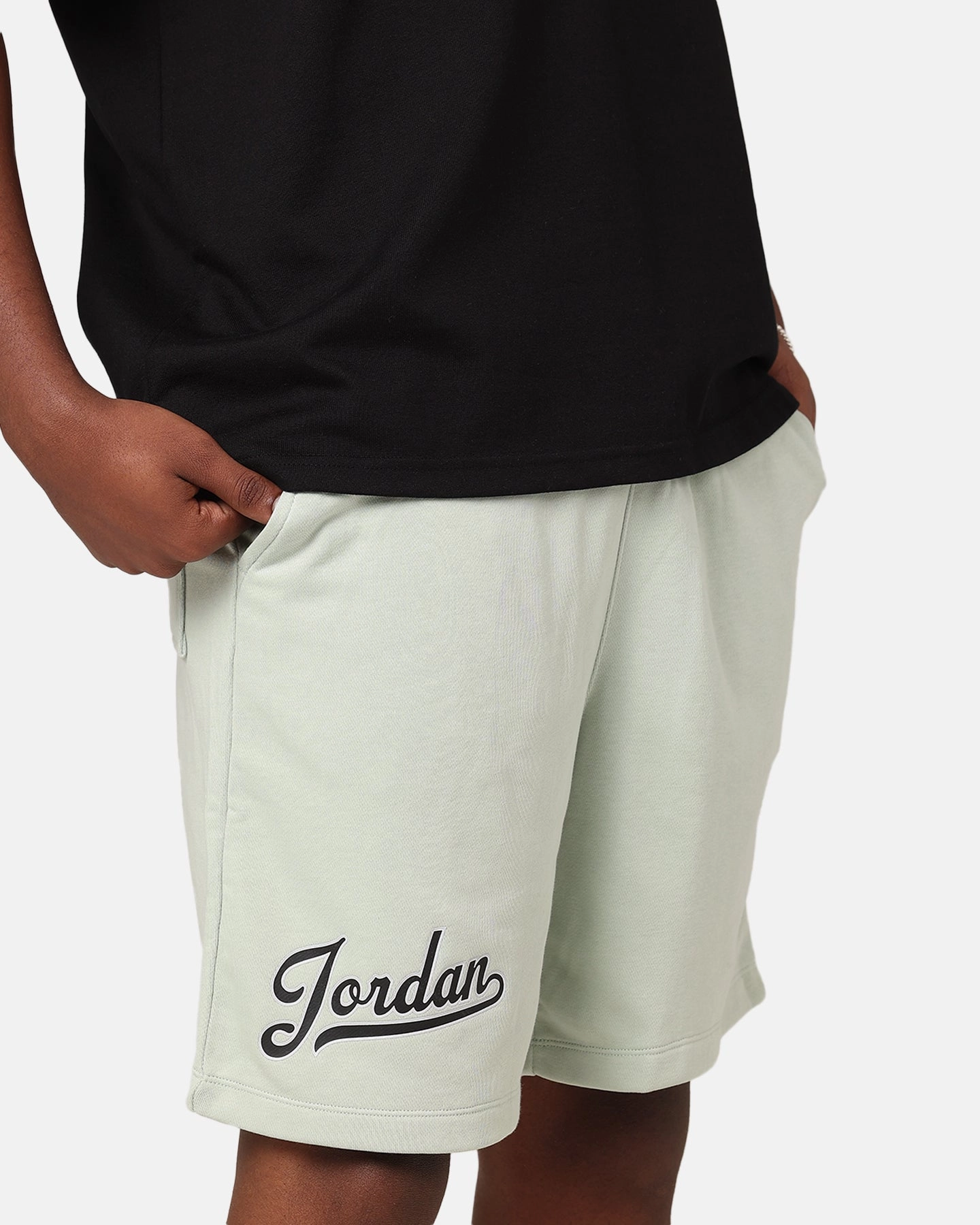 Jordan MVP Flight Fleece Short Seafoam/Black cheering section High-End Option