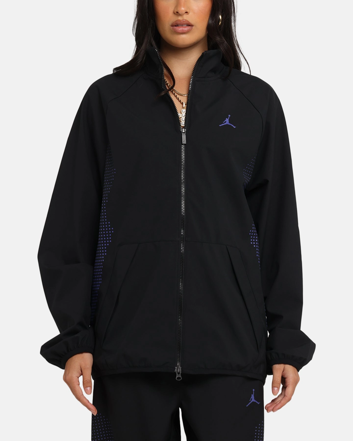 Jordan Sport Jam Sport Warm-Up Jacket Black/Purple Concealer backpack