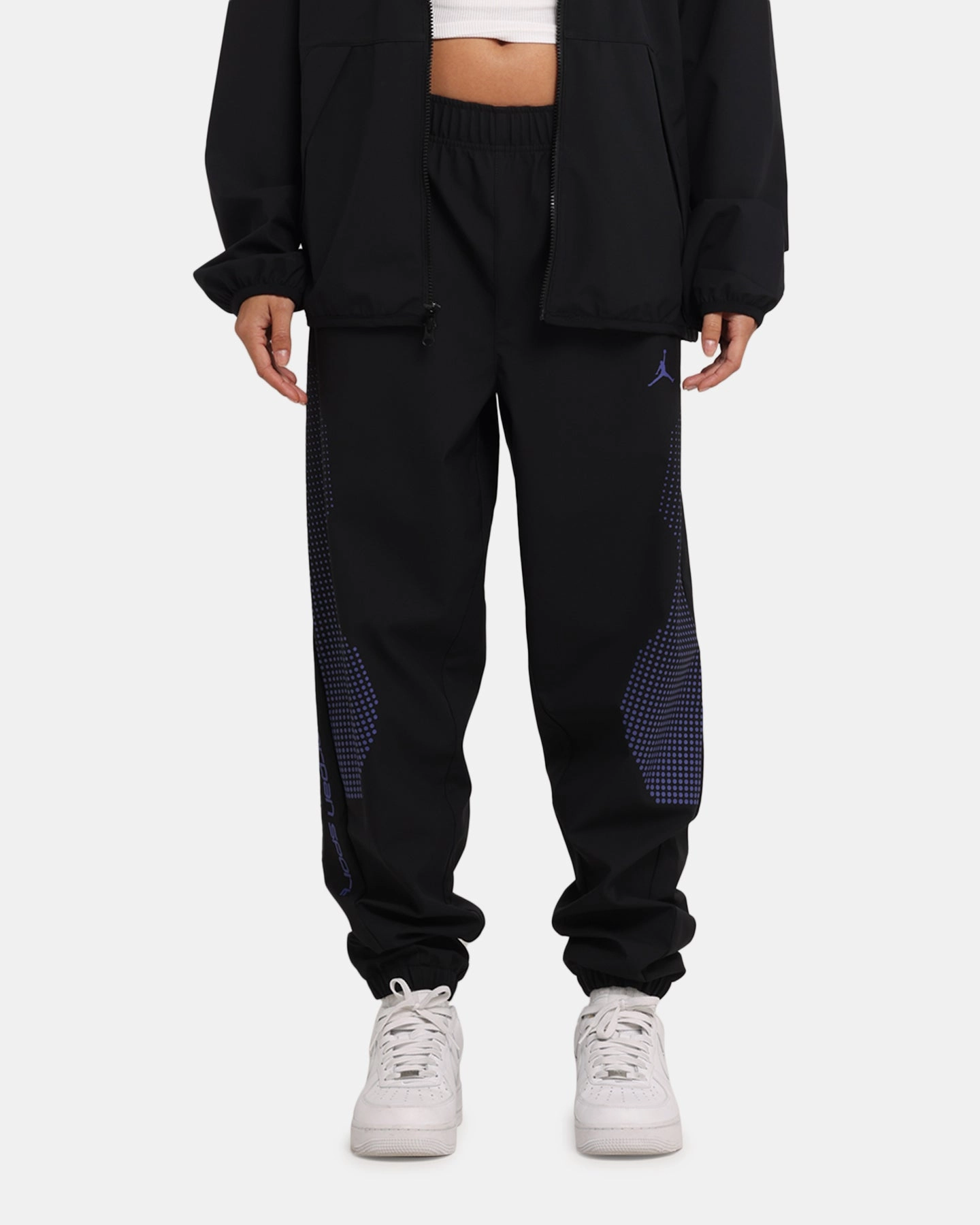 Jordan Sport Jam Warm-Up Pants Black/Purple Chic Look