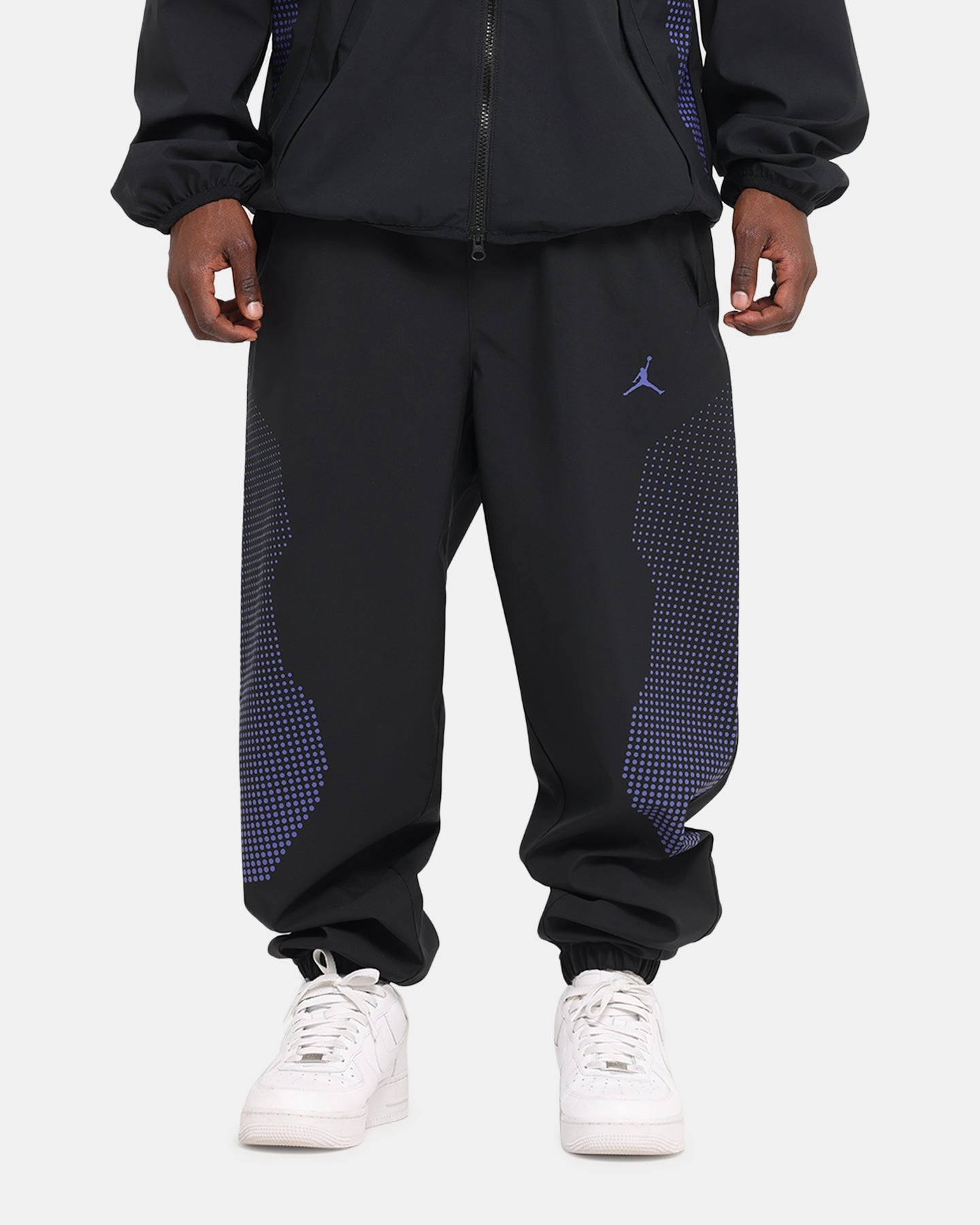 Jordan Sport Jam Warm-Up Pants Black/Purple Non Binding Waist