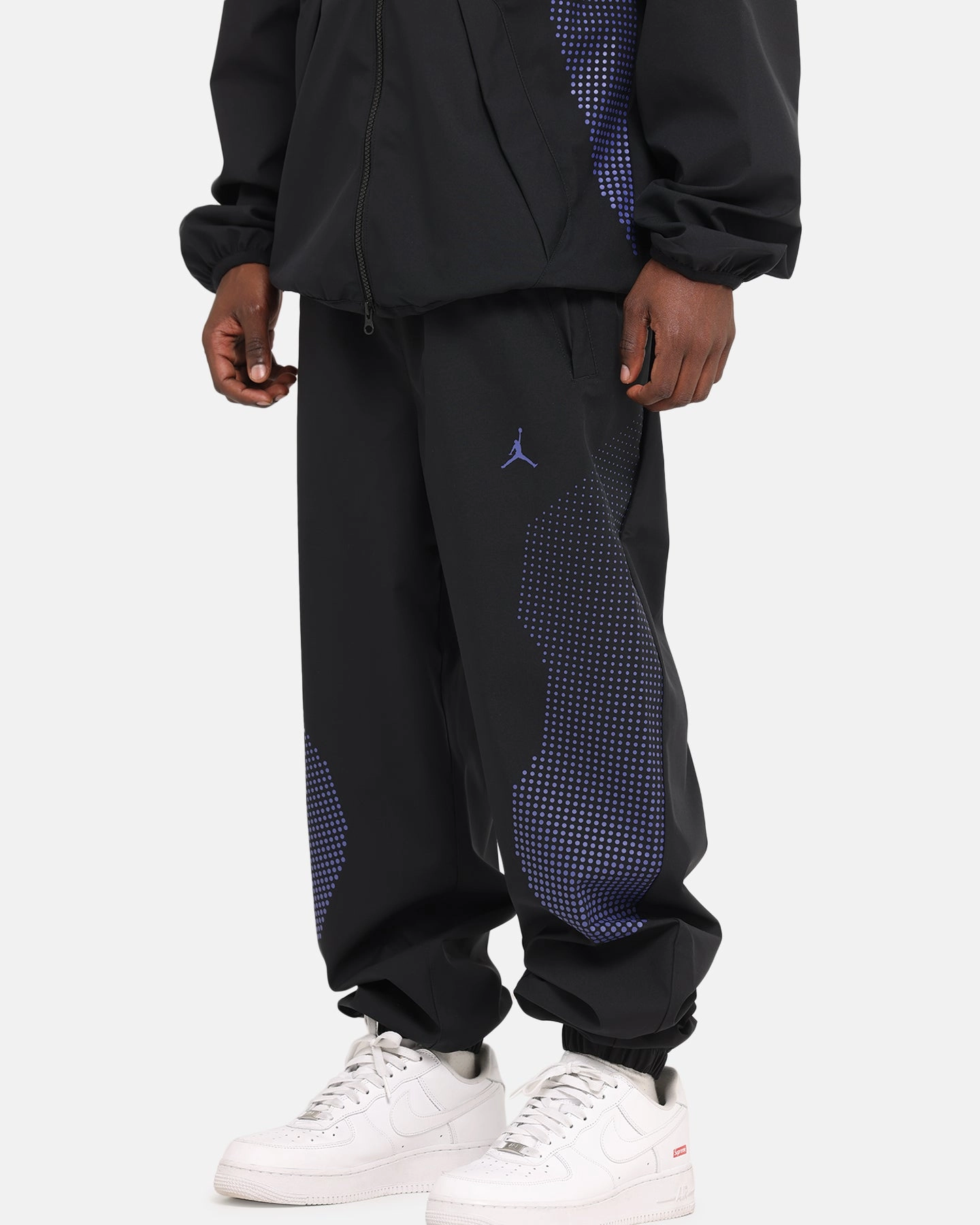 Hip Friendly Pockets FadeResistantTreatment Jordan Sport Jam Warm-Up Pants Black/Purple